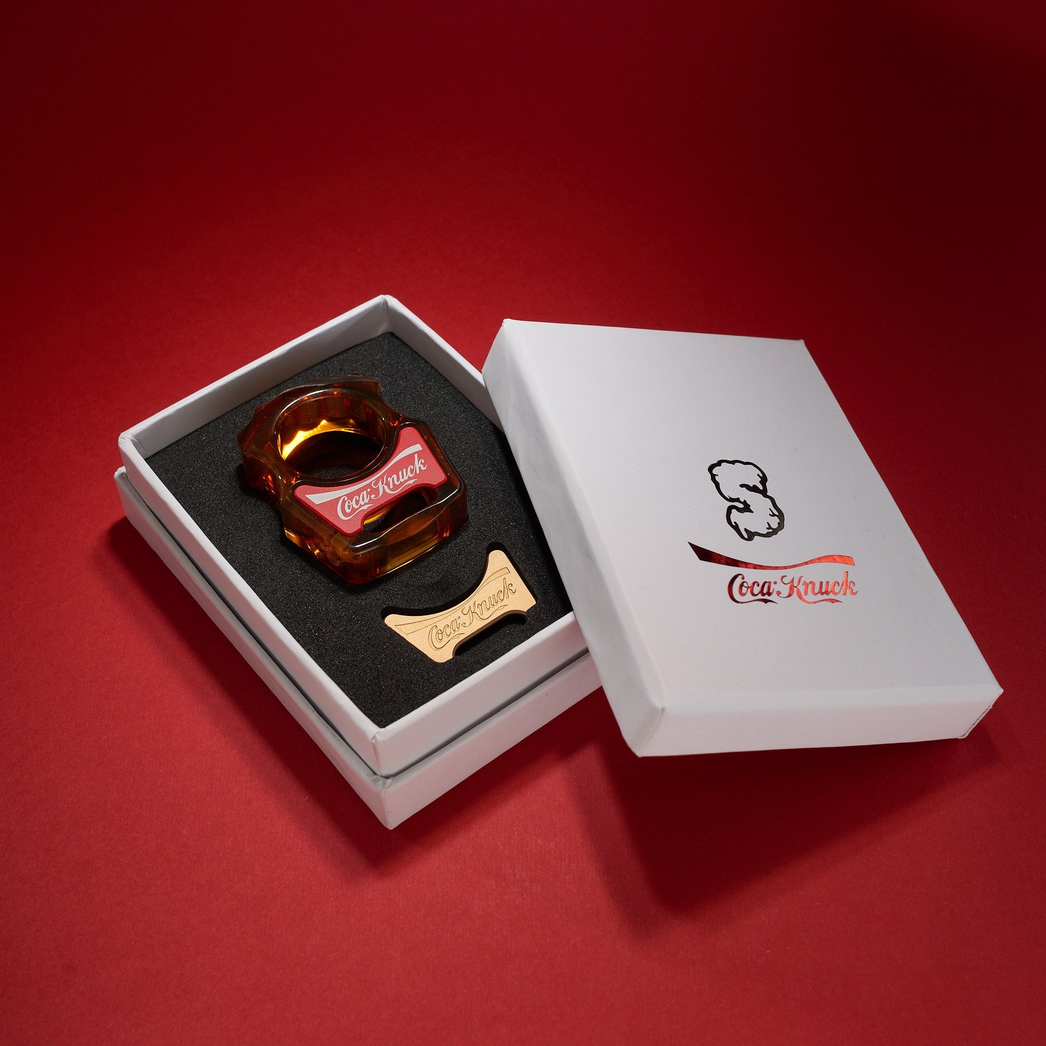 Coca-Knuck EDC Keychain Swampy Alligator Ultem