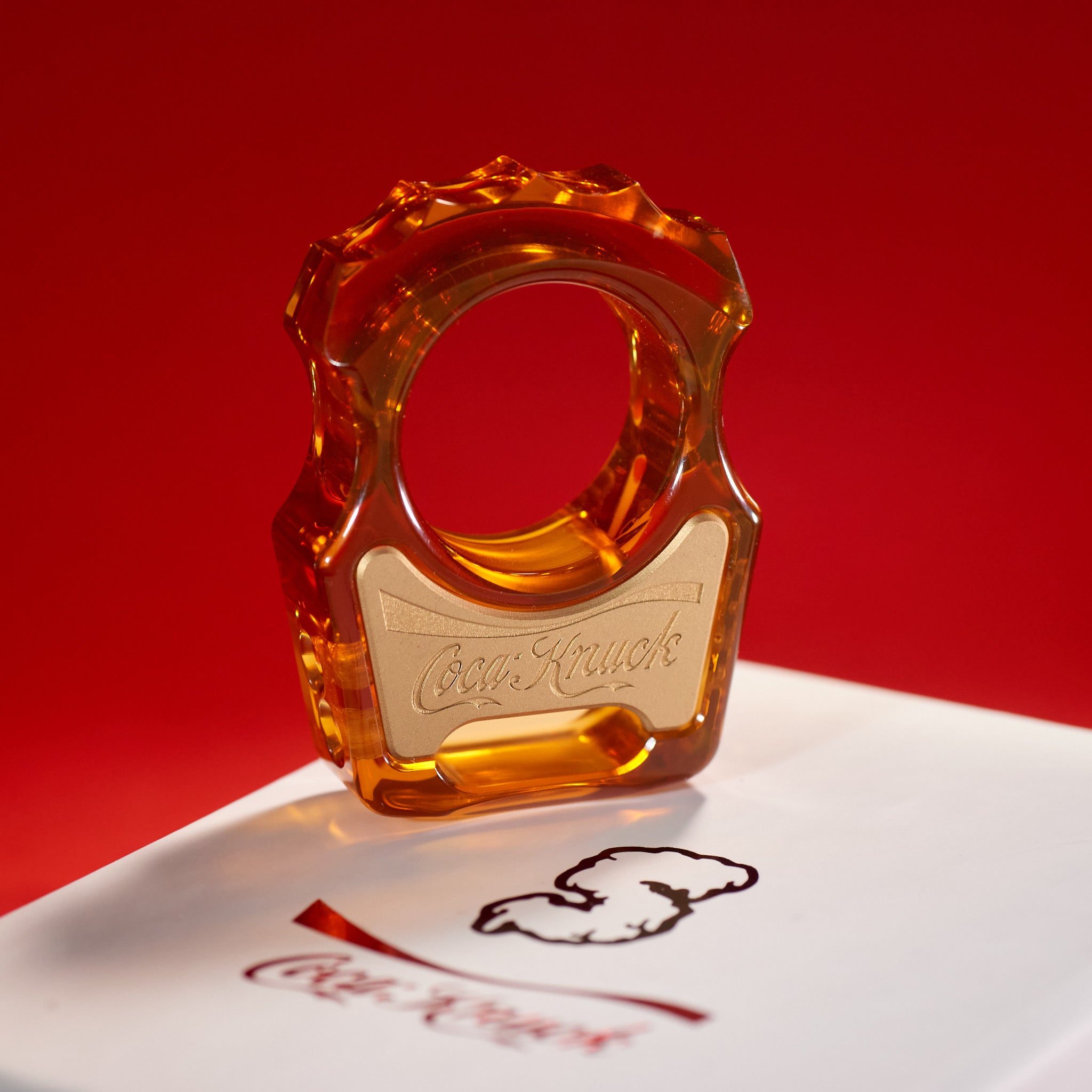 Coca-Knuck EDC Keychain Swampy Alligator Ultem