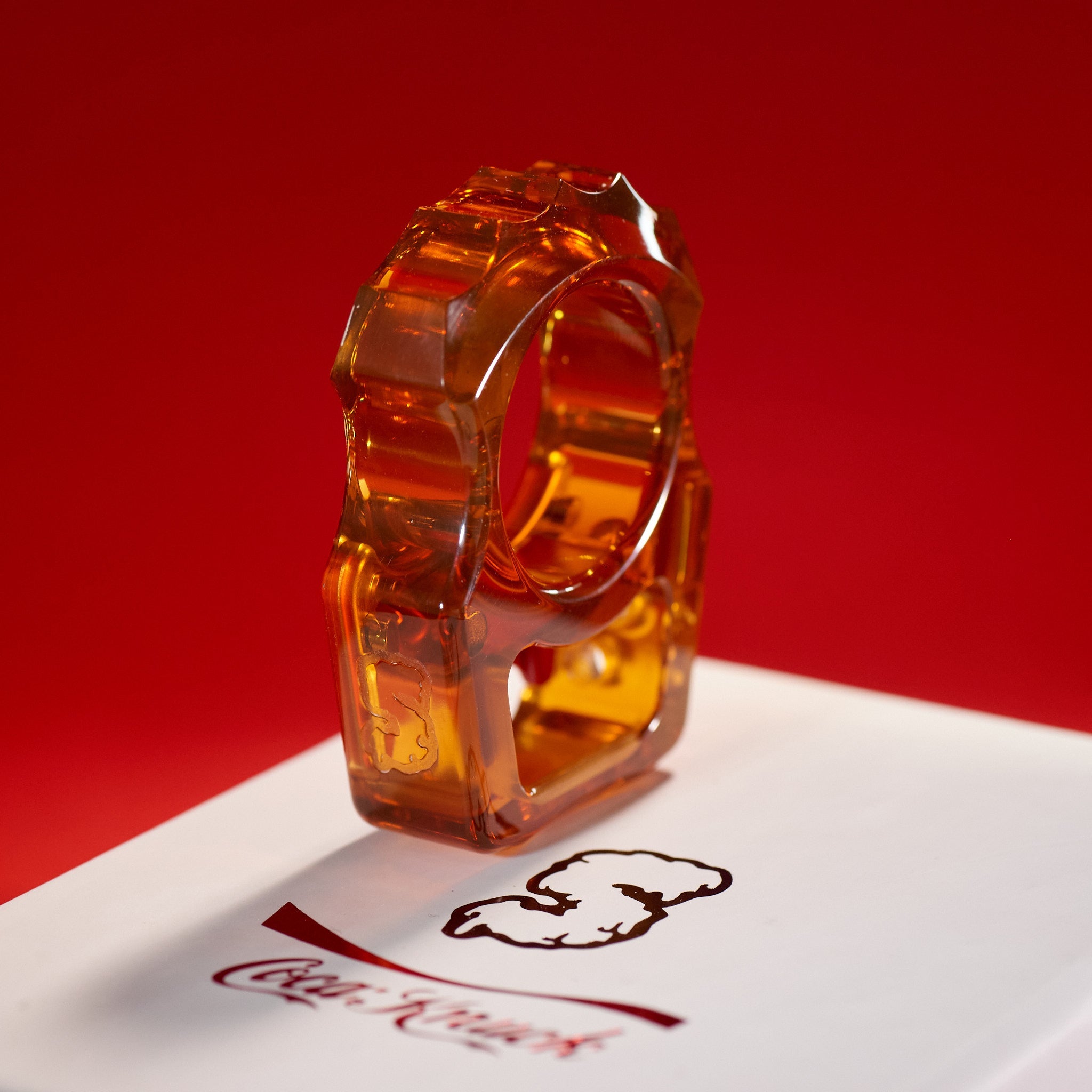 Coca-Knuck EDC Keychain Swampy Alligator Ultem