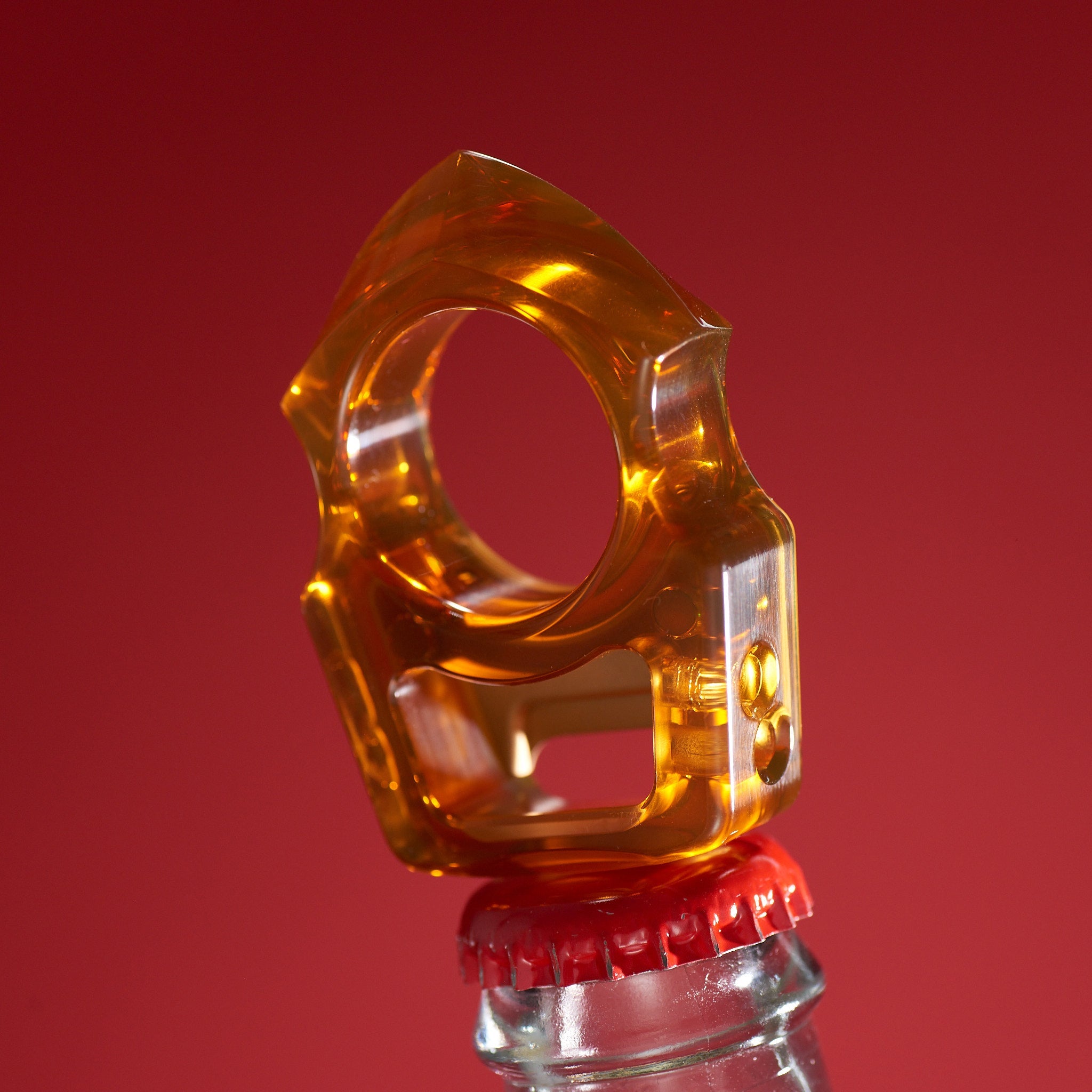 Coca-Knuck EDC Keychain Swampy Shark Ultem