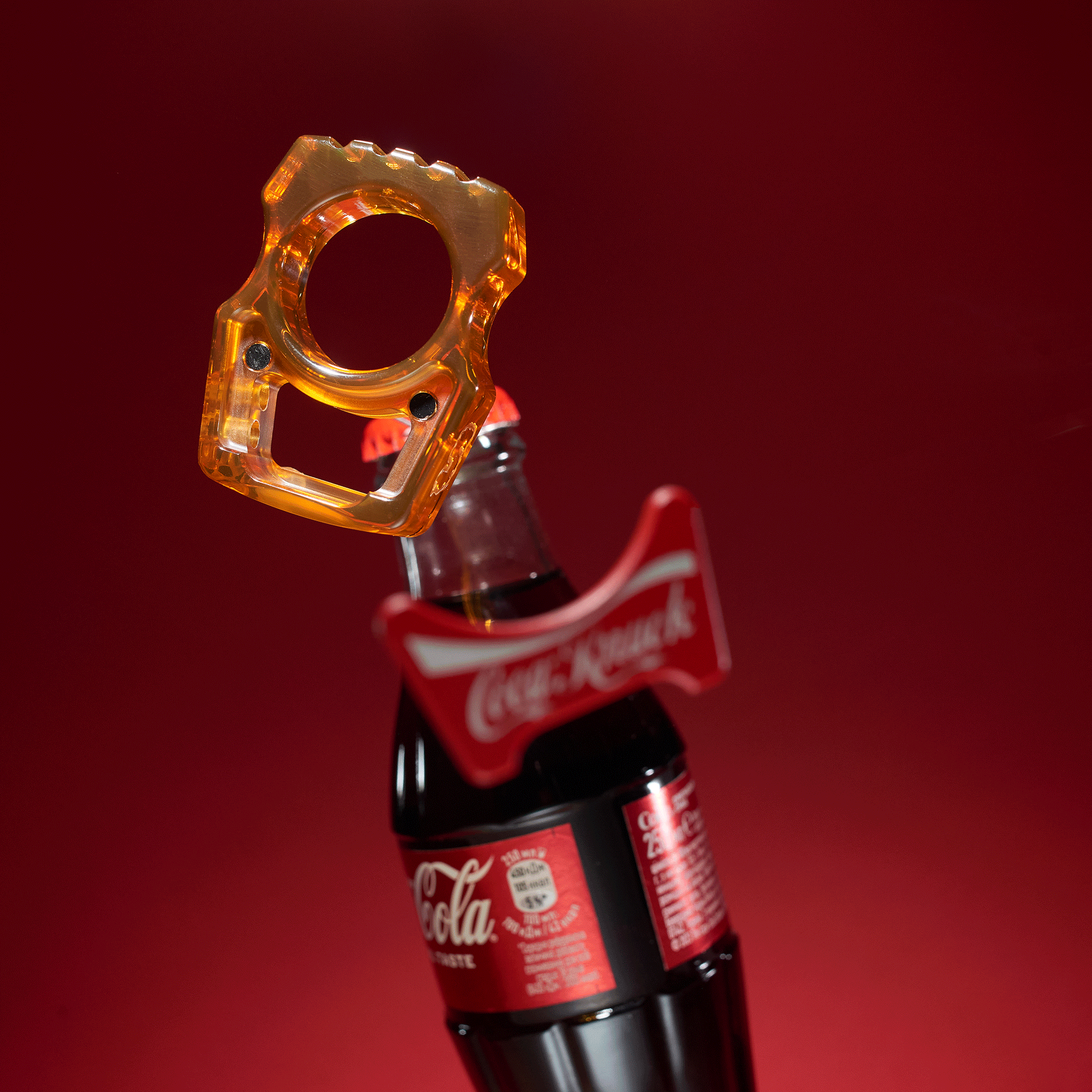 Coca-Knuck EDC Keychain Swampy Whale Ultem