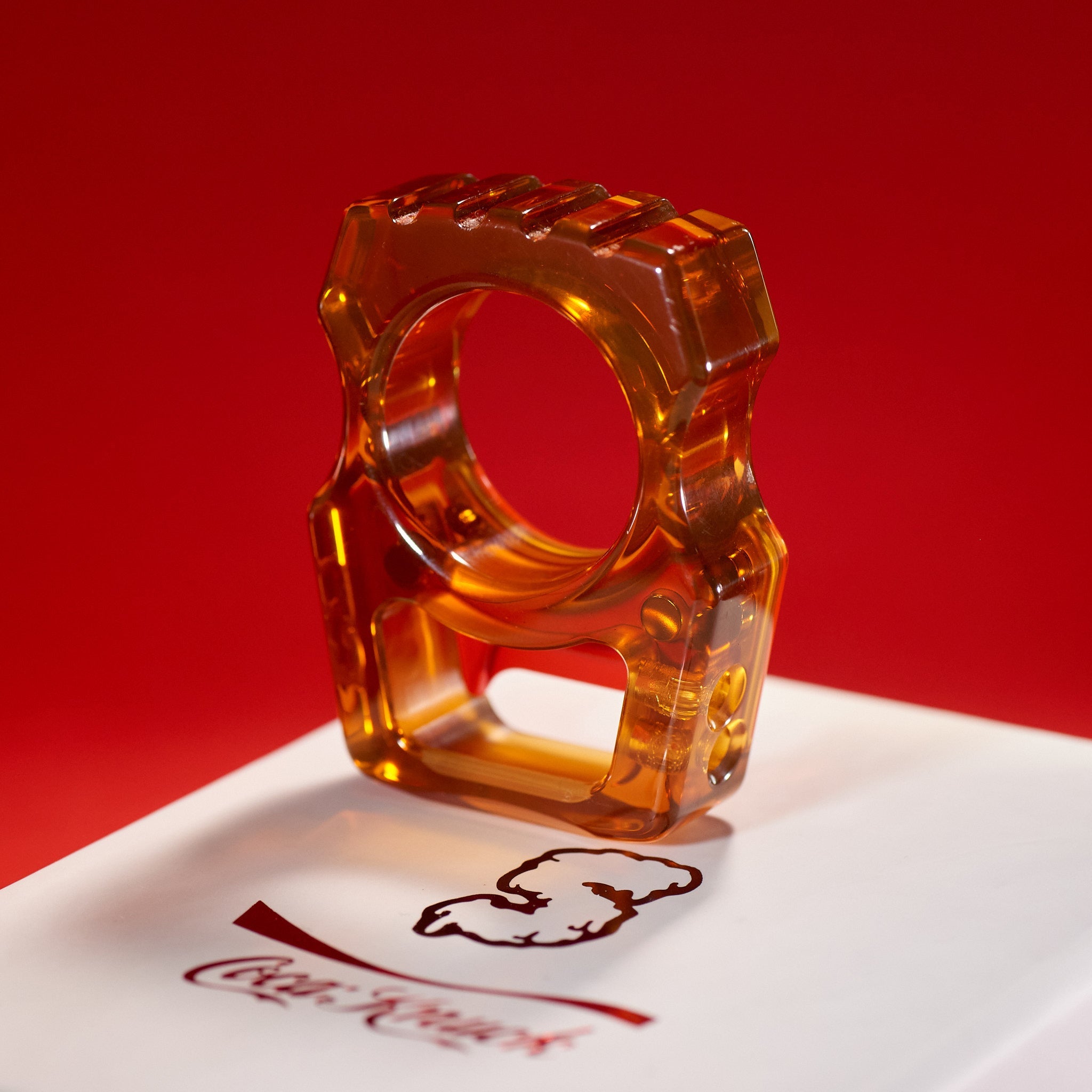 Coca-Knuck EDC Keychain Swampy Whale Ultem