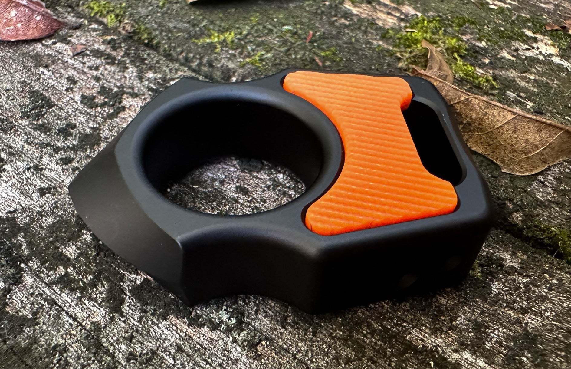 Semi-Custom Aluminum Bottle Opener Keychain Swampy Shark Black