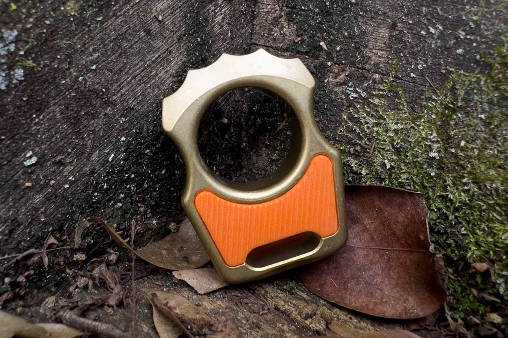 Semi-Custom Brass EDC Bottle Opener Keychain Swampy Alligator