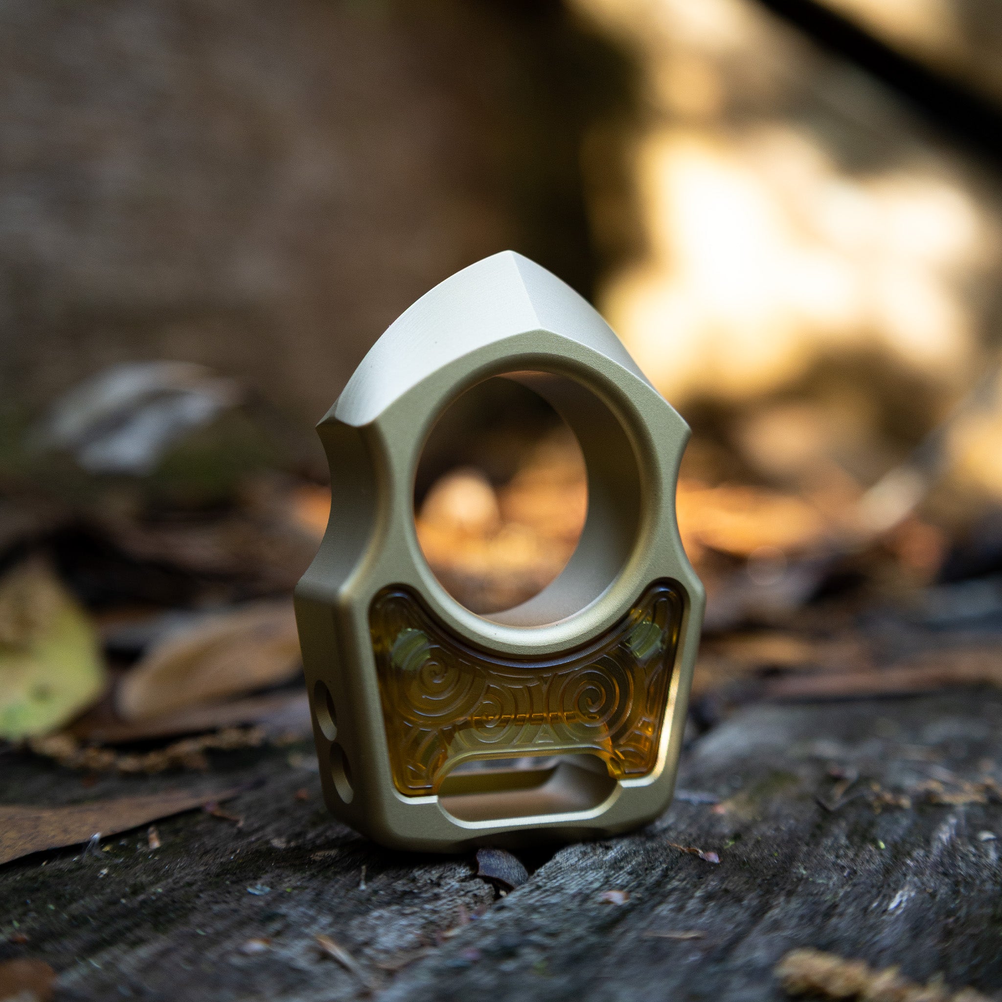 Semi-Custom Brass Bottle Opener Keychain Swampy Shark