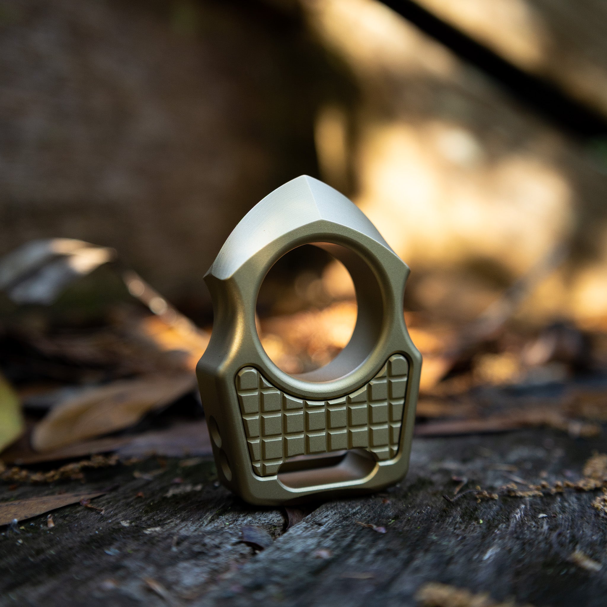 Semi-Custom Brass Bottle Opener Keychain Swampy Shark