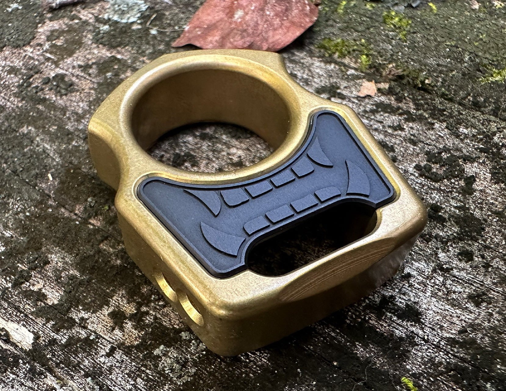 Semi-Custom Brass Bottle Opener Keychain Swampy Shark