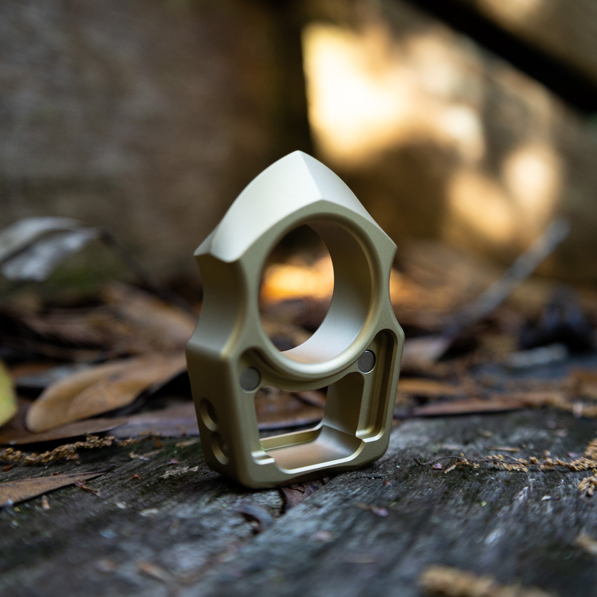 Semi-Custom Brass Bottle Opener Keychain Swampy Shark