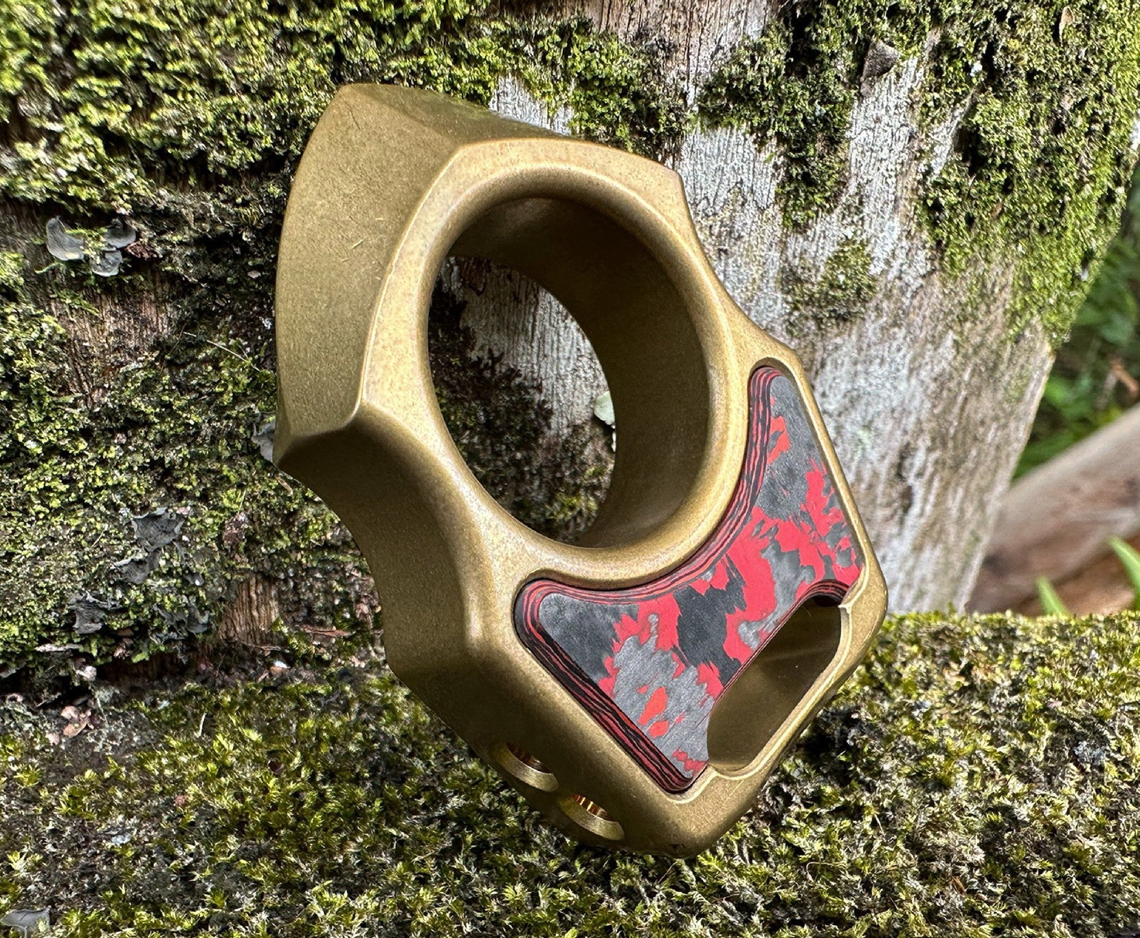 Semi-Custom Brass Bottle Opener Keychain Swampy Shark