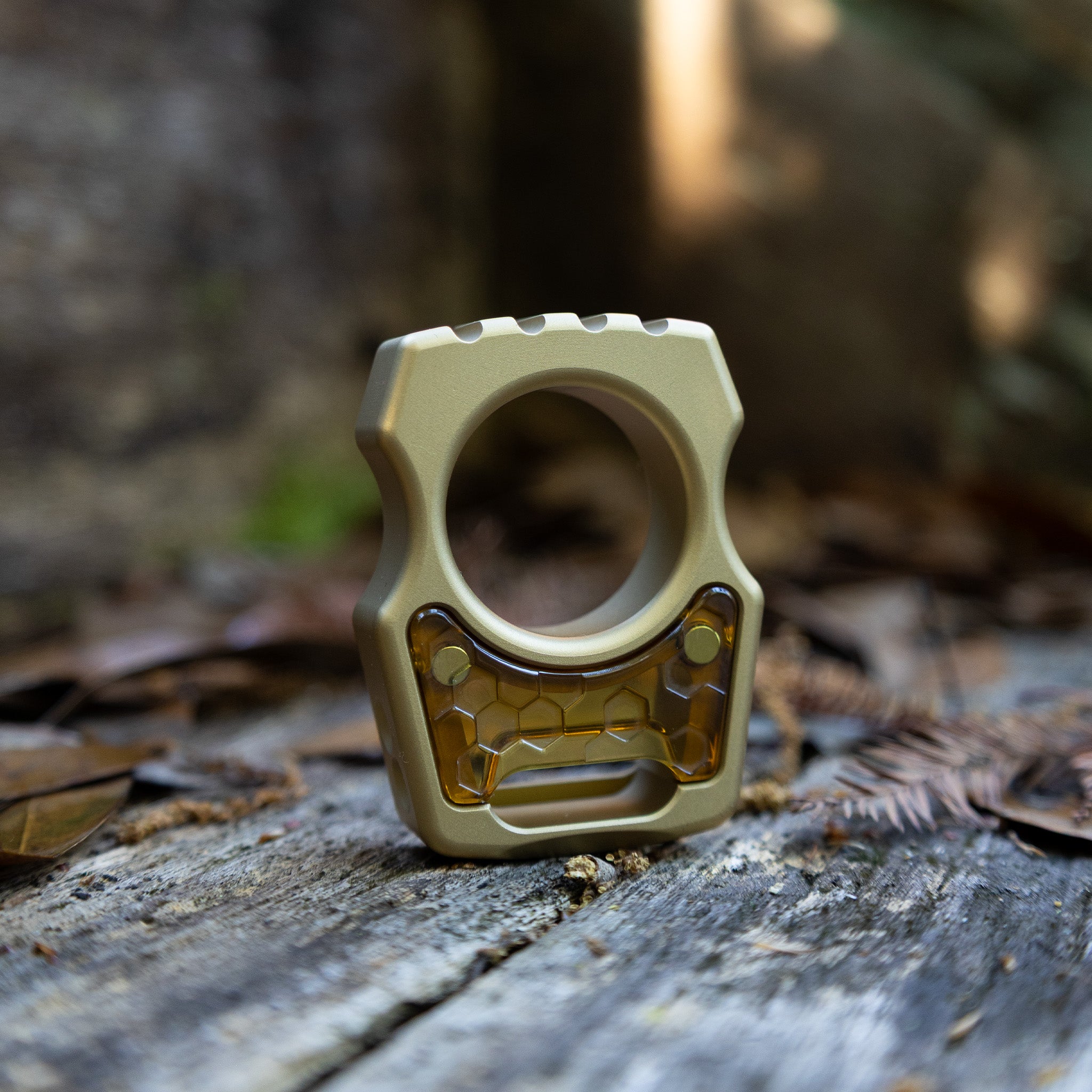 Semi-Custom Brass EDC Bottle Opener Keychain Swampy Whale
