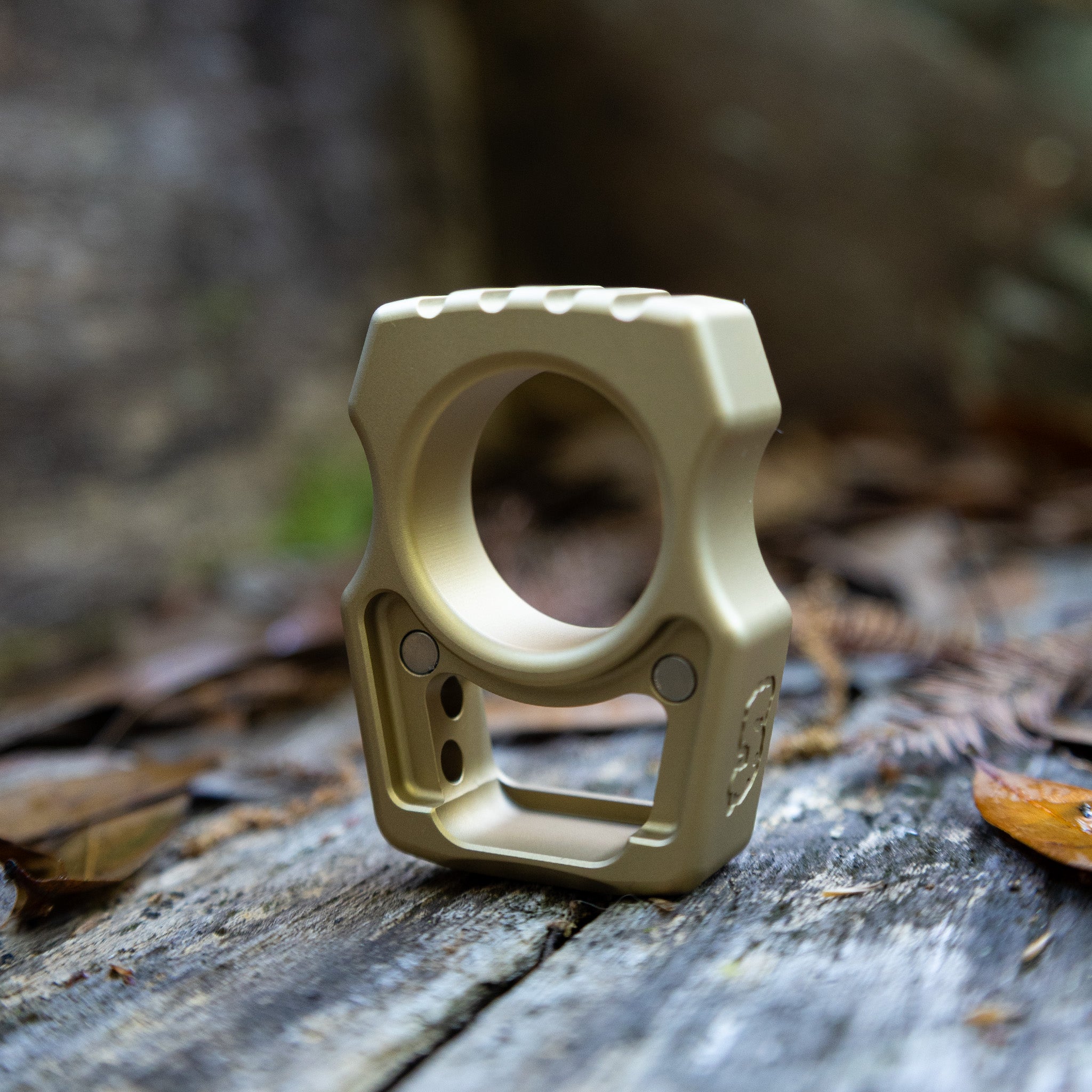 Semi-Custom Brass EDC Bottle Opener Keychain Swampy Whale