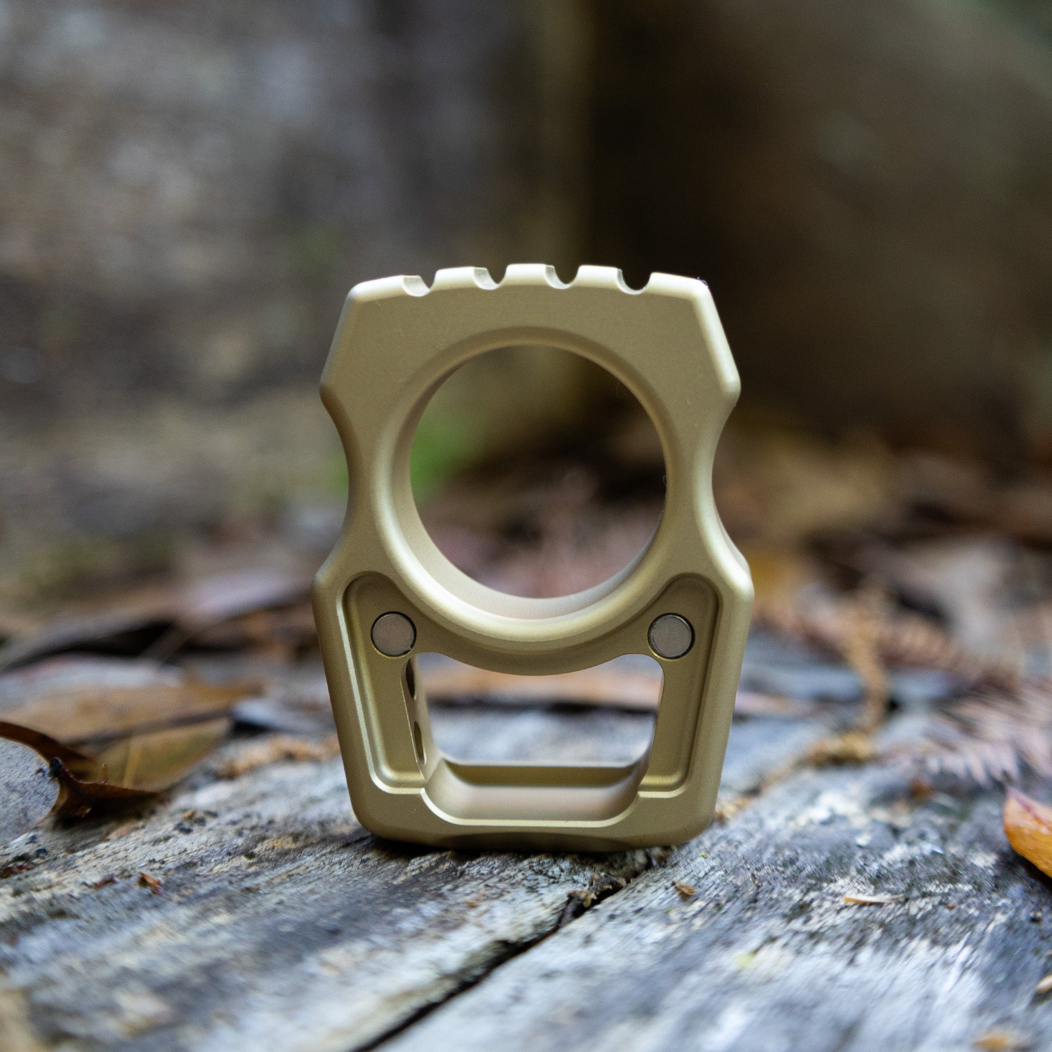 Semi-Custom Brass EDC Bottle Opener Keychain Swampy Whale