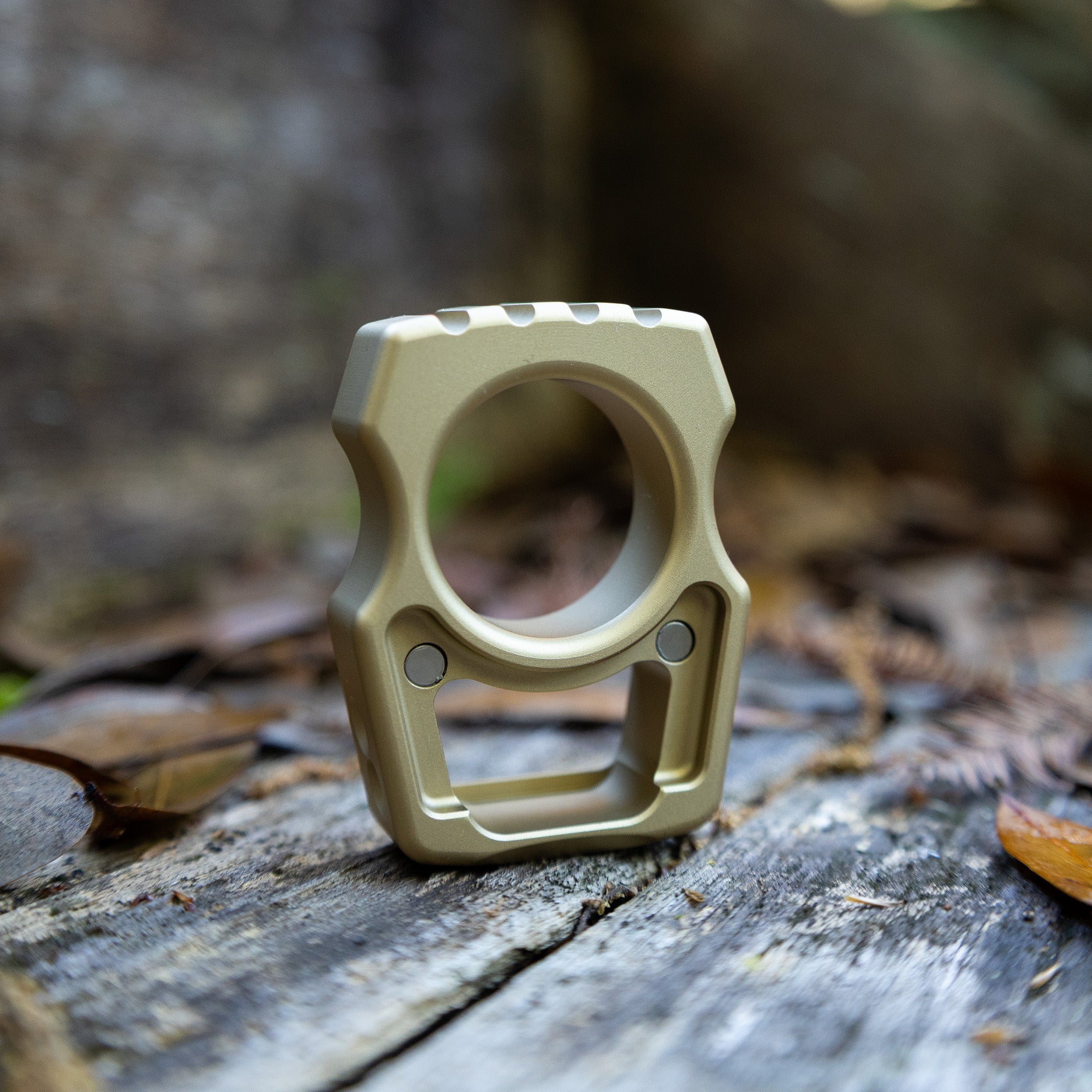 Semi-Custom Brass EDC Bottle Opener Keychain Swampy Whale