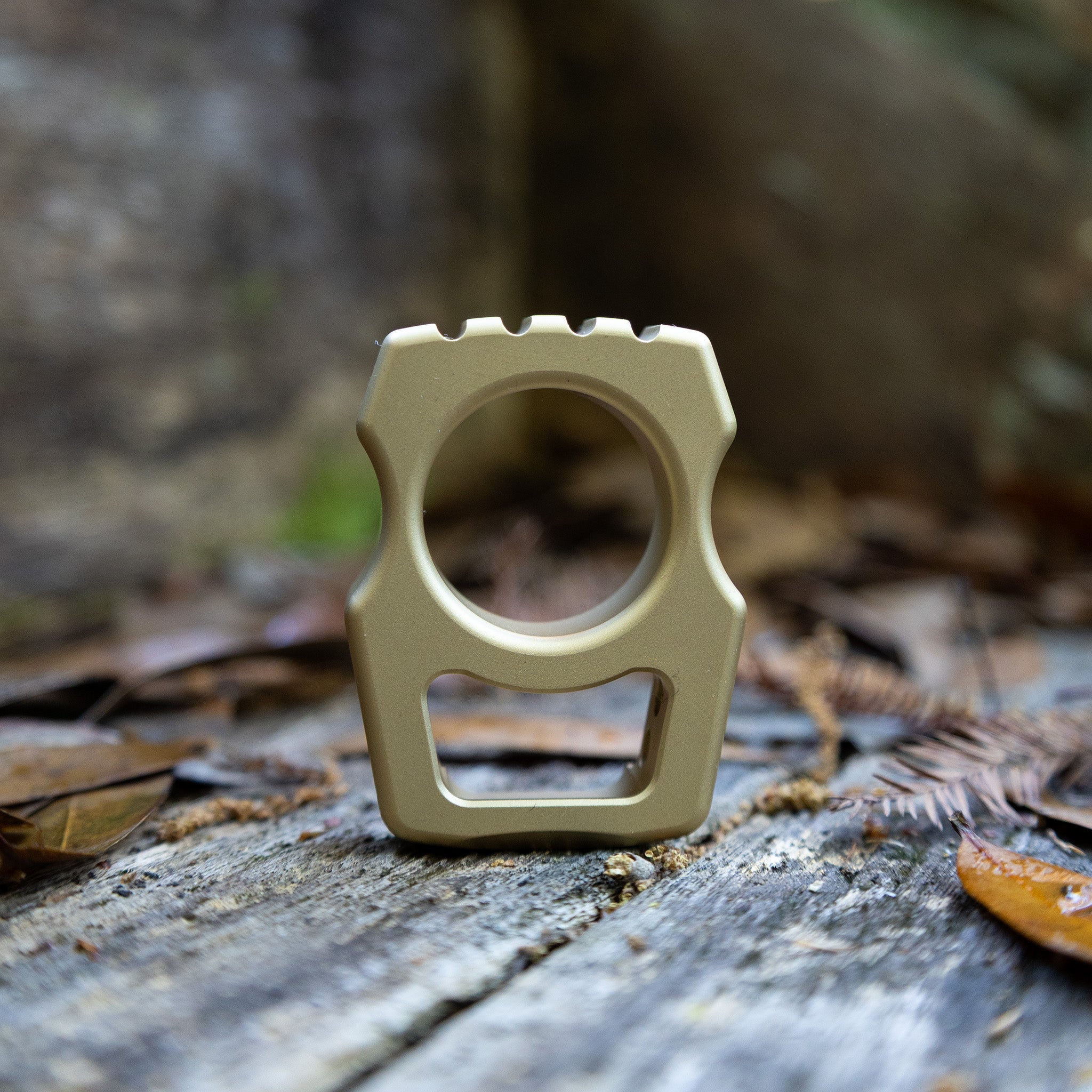 Semi-Custom Brass EDC Bottle Opener Keychain Swampy Whale