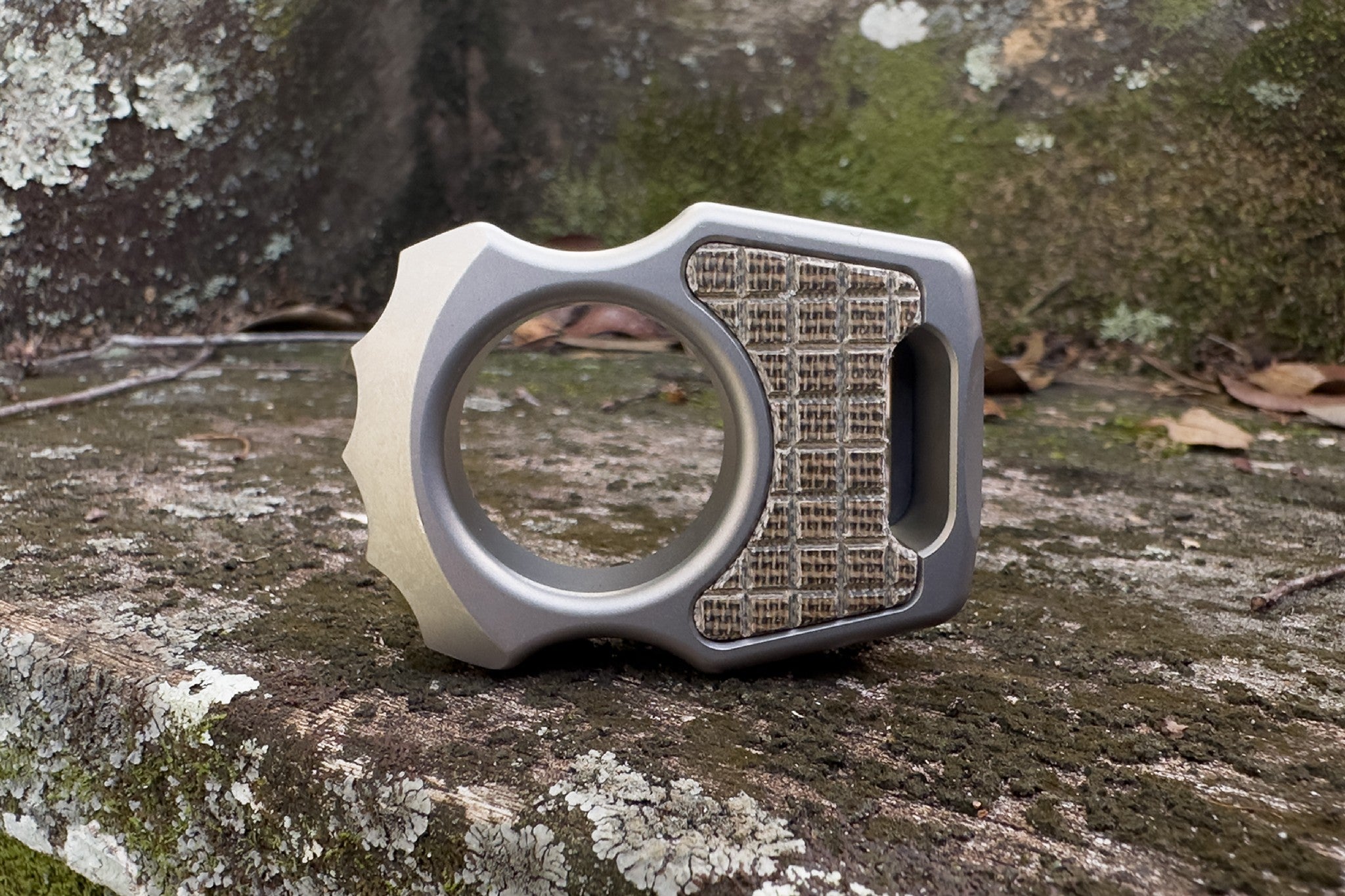 Semi-Custom Titanium EDC Keychain Swampy Alligator