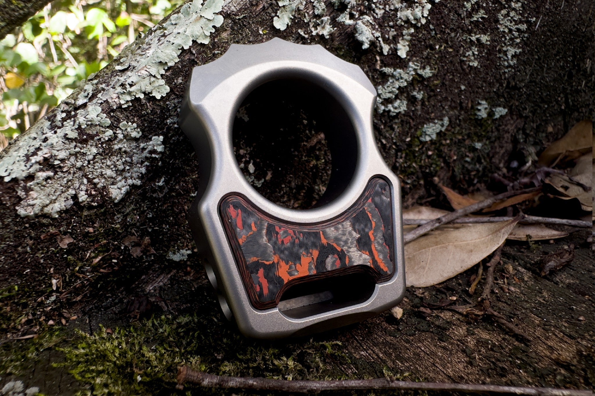 Semi-Custom Titanium EDC Keychain Swampy Alligator