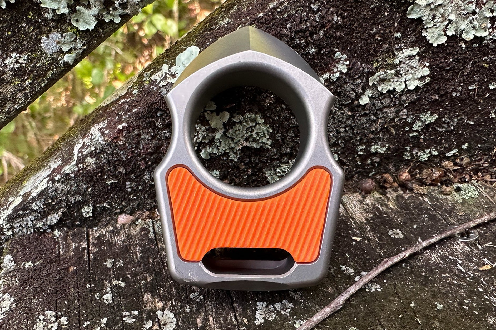 Semi-Custom Titanium EDC Keychain Swampy Shark