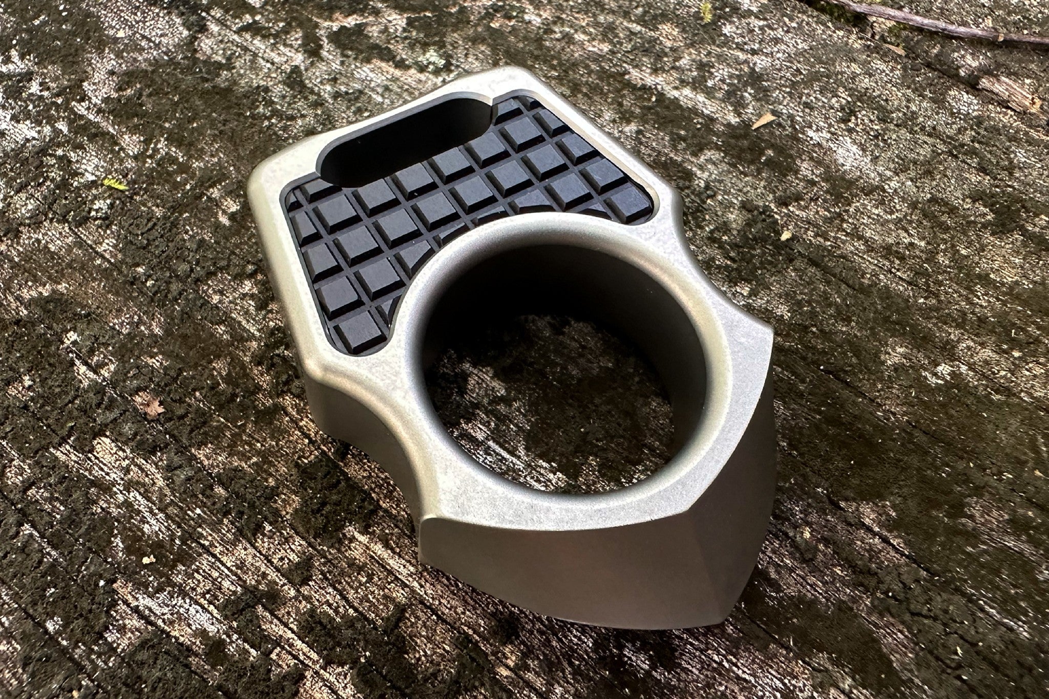 Semi-Custom Titanium EDC Keychain Swampy Shark