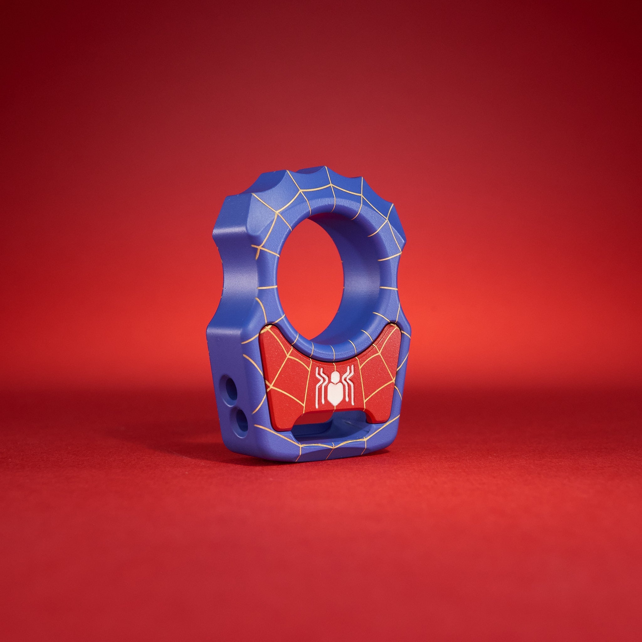 Swampy Alligator Spider-Knuck Brass Bottle Opener Cerakote