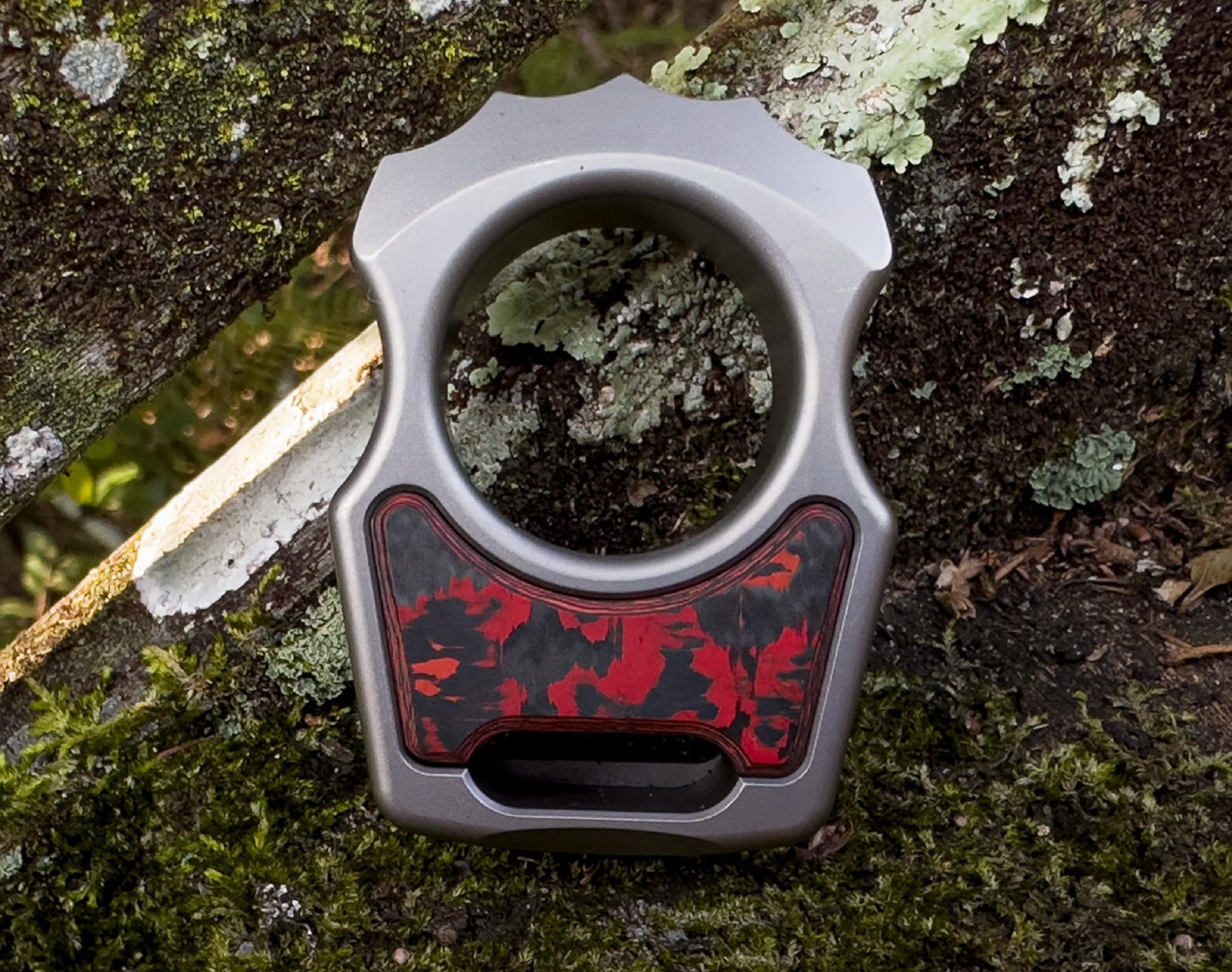Carbon Fiber Lava Flow Inlay for Swampy Custom Keychains