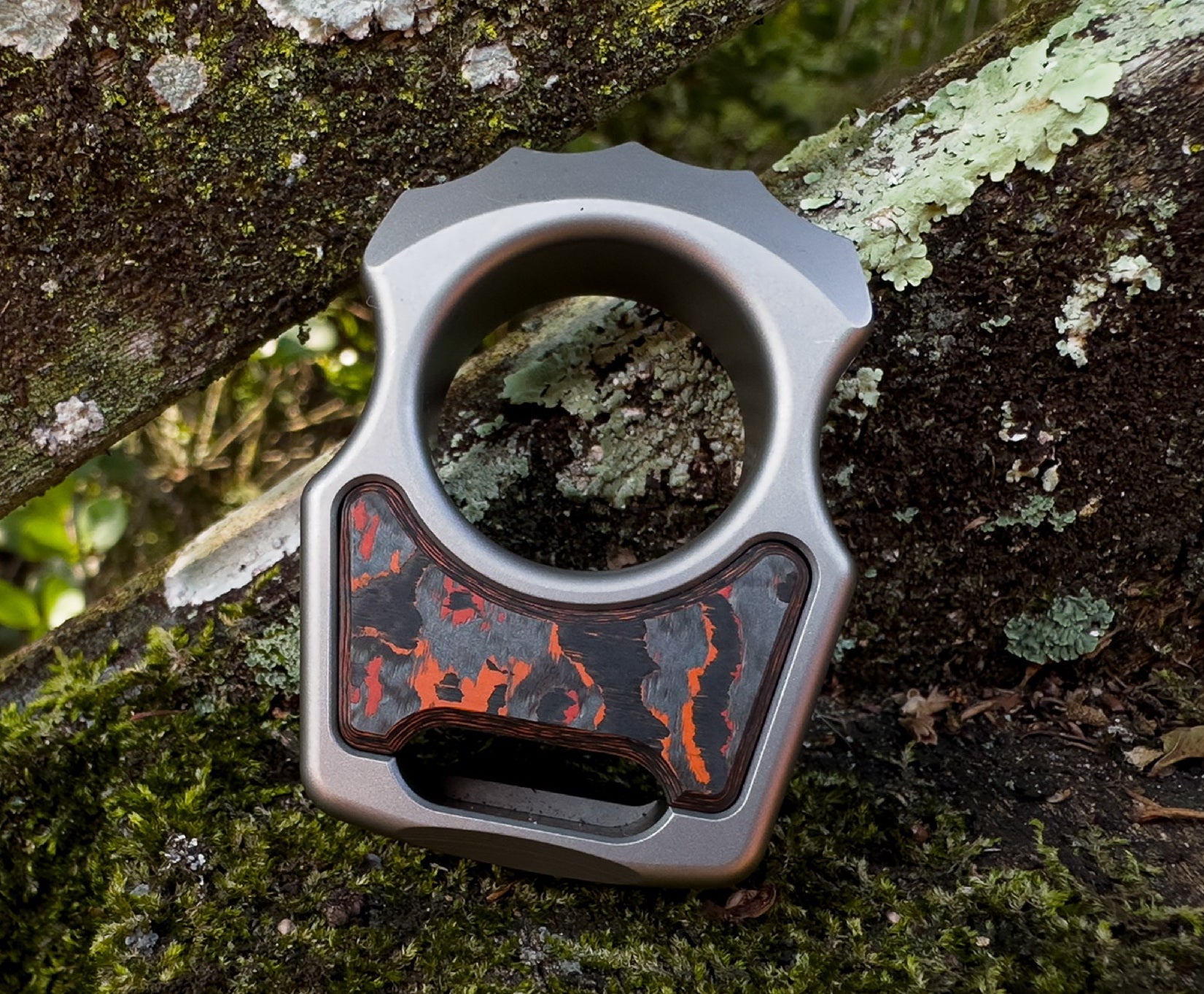 Carbon Fiber Mars Valley Inlay for Swampy Custom Keychains