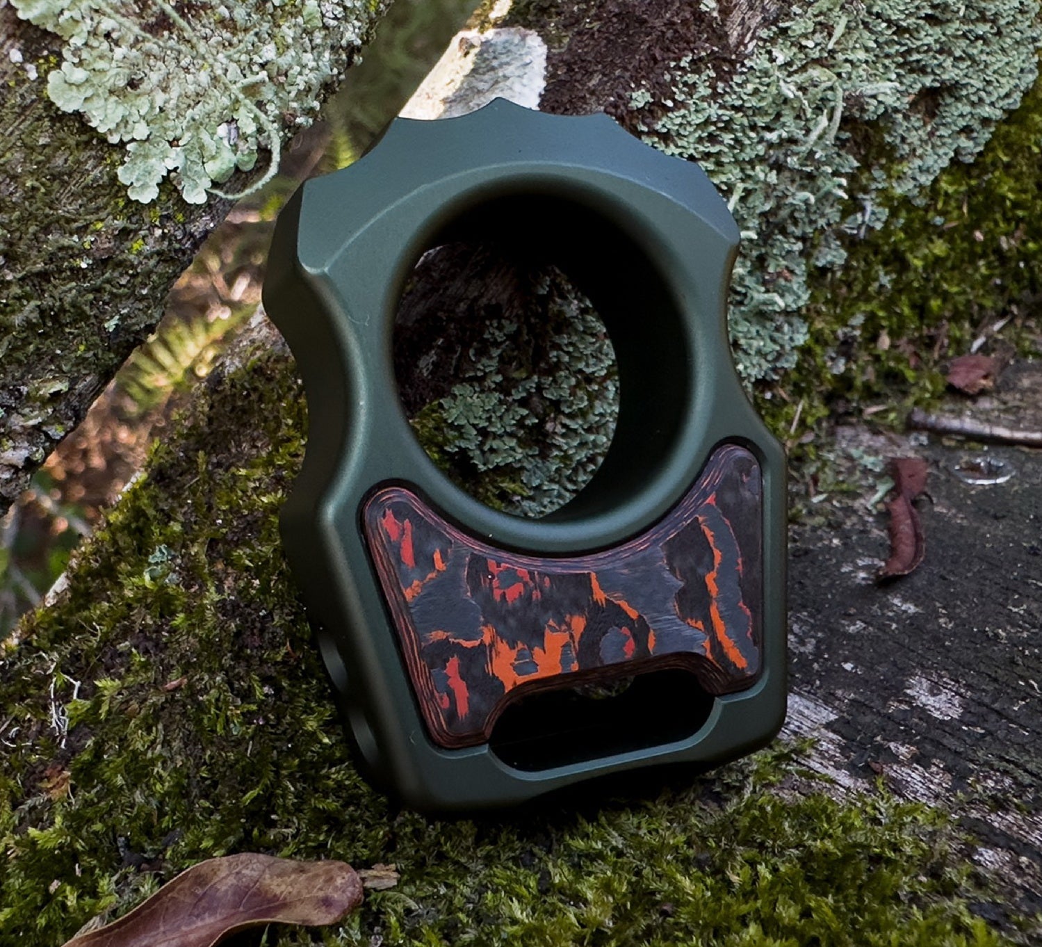 Carbon Fiber Mars Valley Inlay for Swampy Custom Keychains