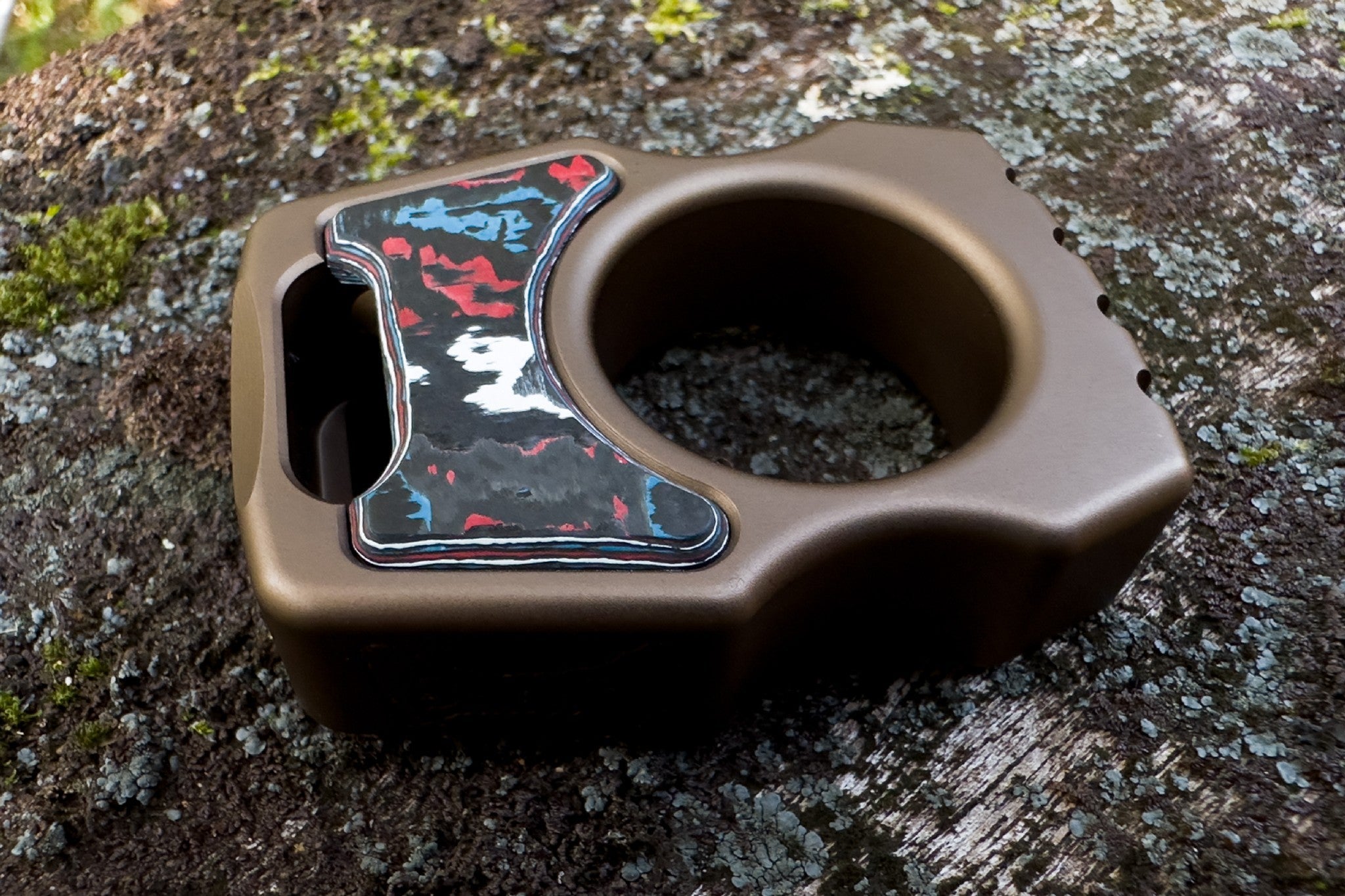 Carbon Fiber Nebula Inlay for Swampy Custom Keychains