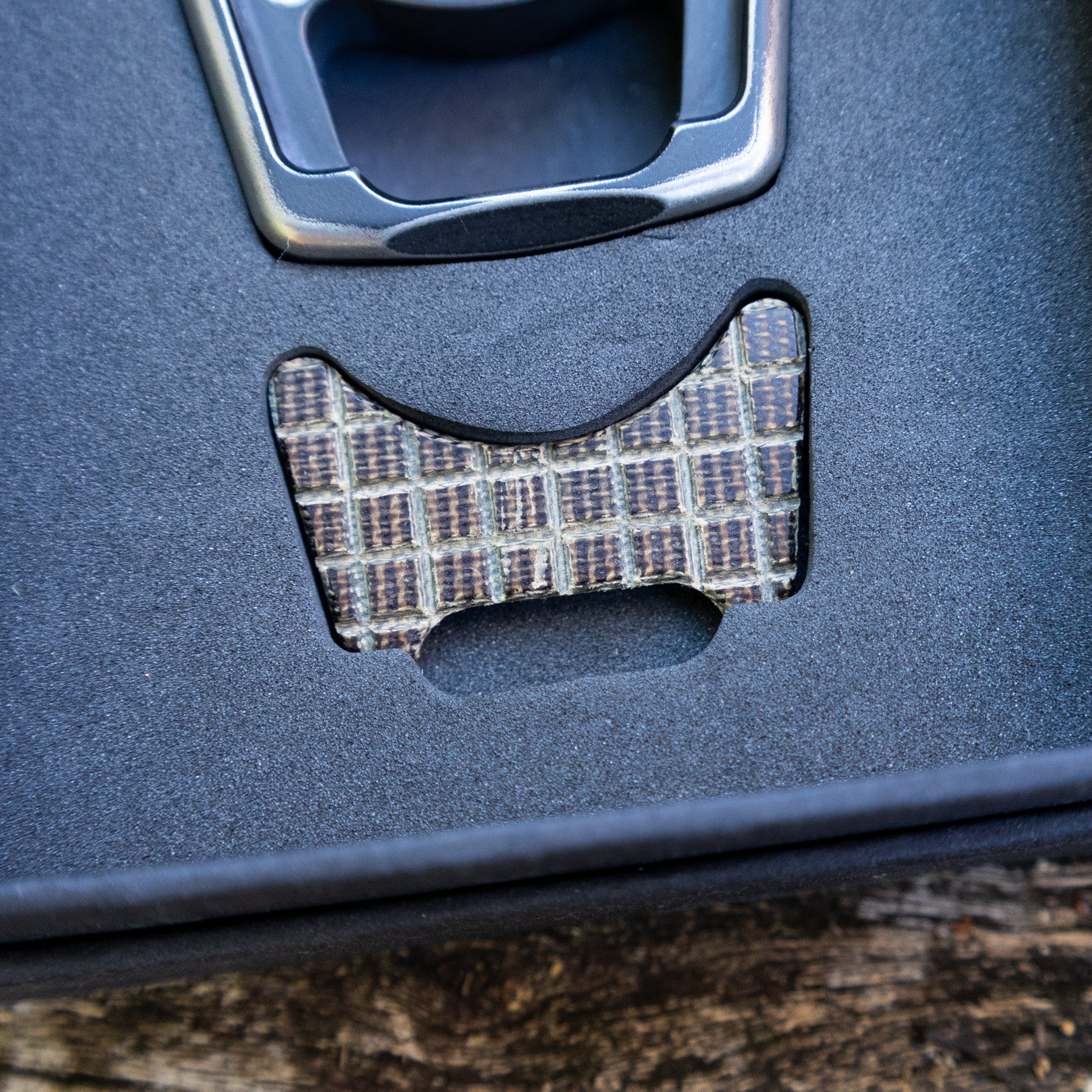 OD Green Canvas Micarta Frag Pattern Inlay for Swampy Custom Keychains