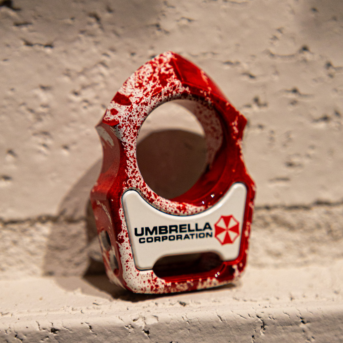 Swampy Shark Biohazard Edition Cerakote Bottle Opener Keychain