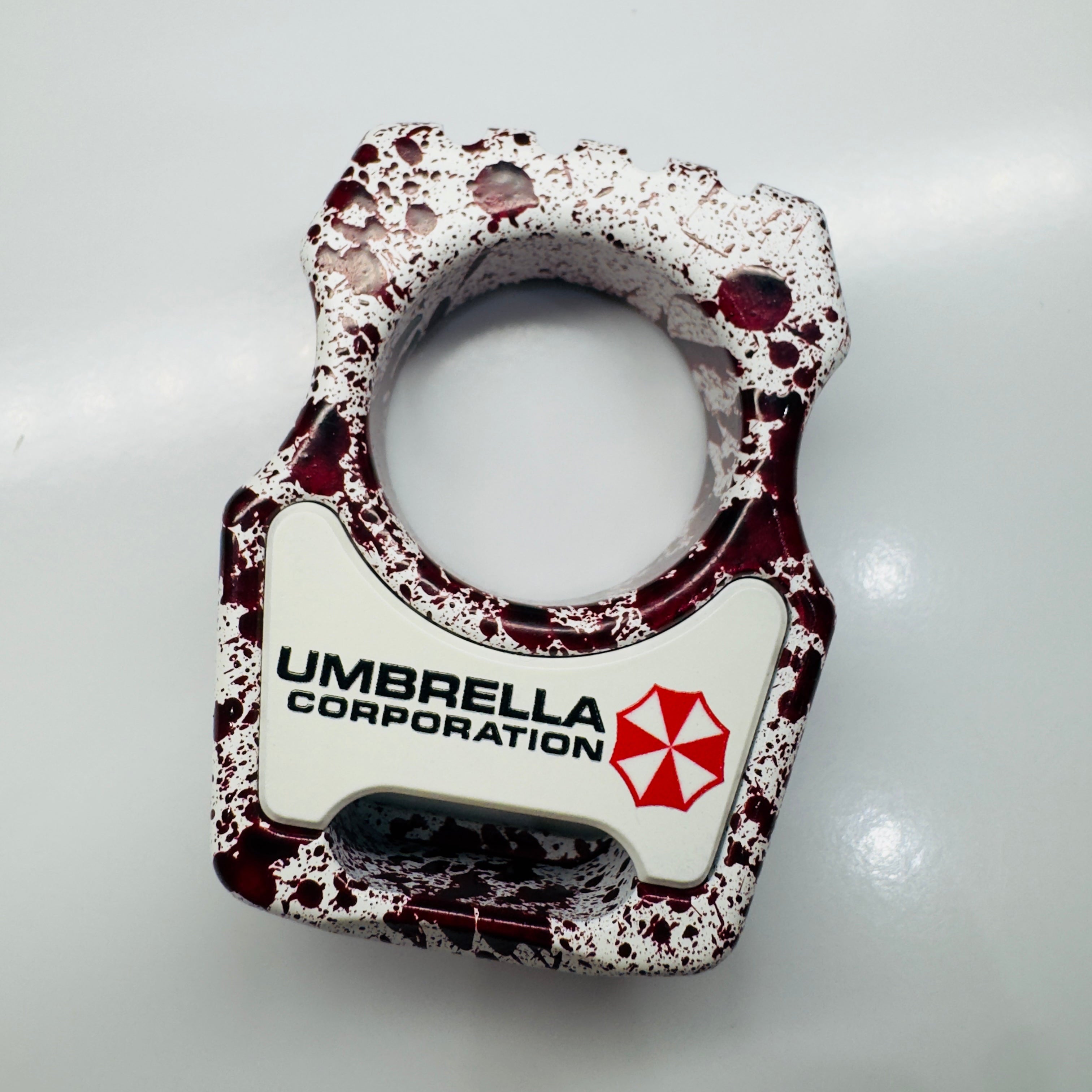 Swampy Whale Biohazard Edition Cerakote Bottle Opener Keychain