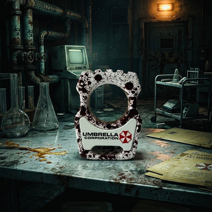 Swampy Whale Biohazard Edition Cerakote Bottle Opener Keychain