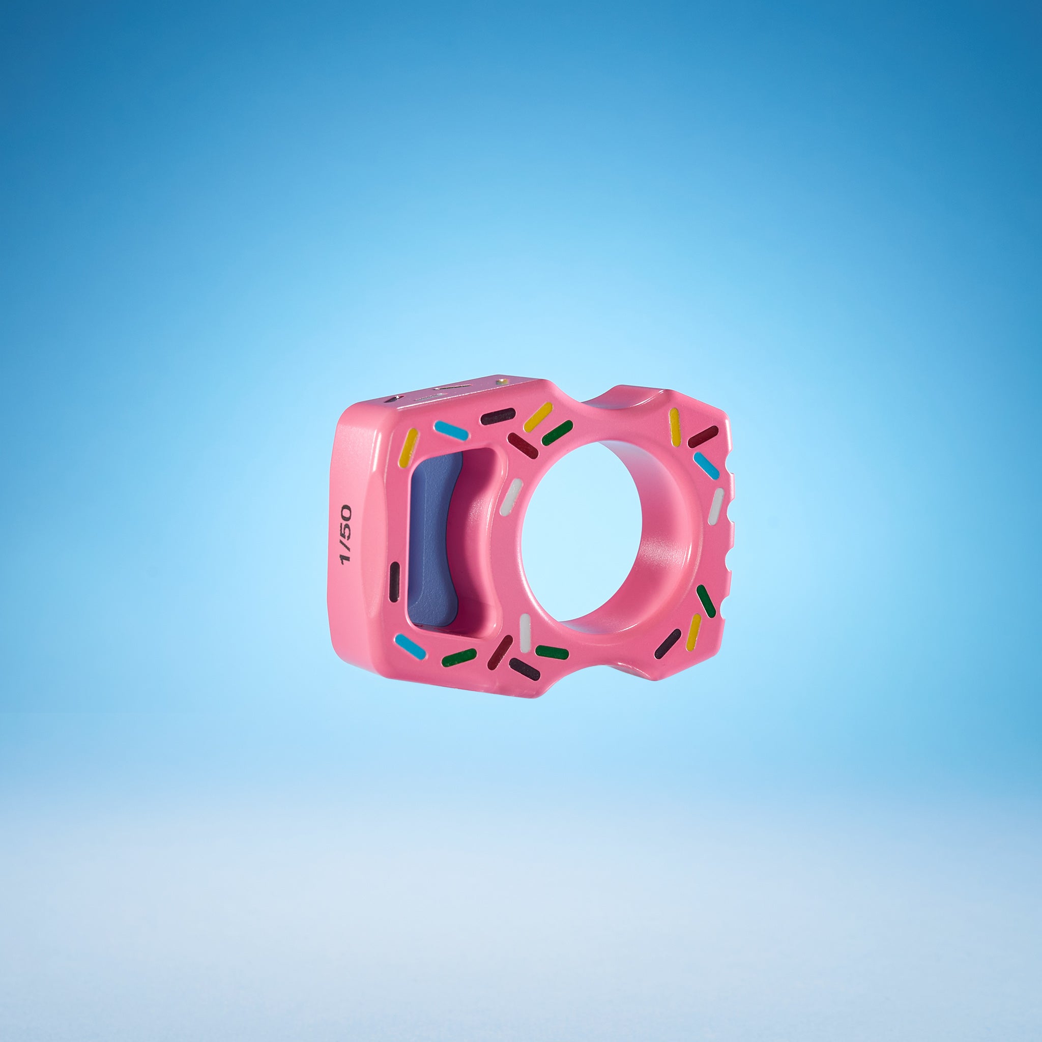 Swampy Whale Dessert Warrior Titanium Bottle Opener Keychain Cerakote Pink