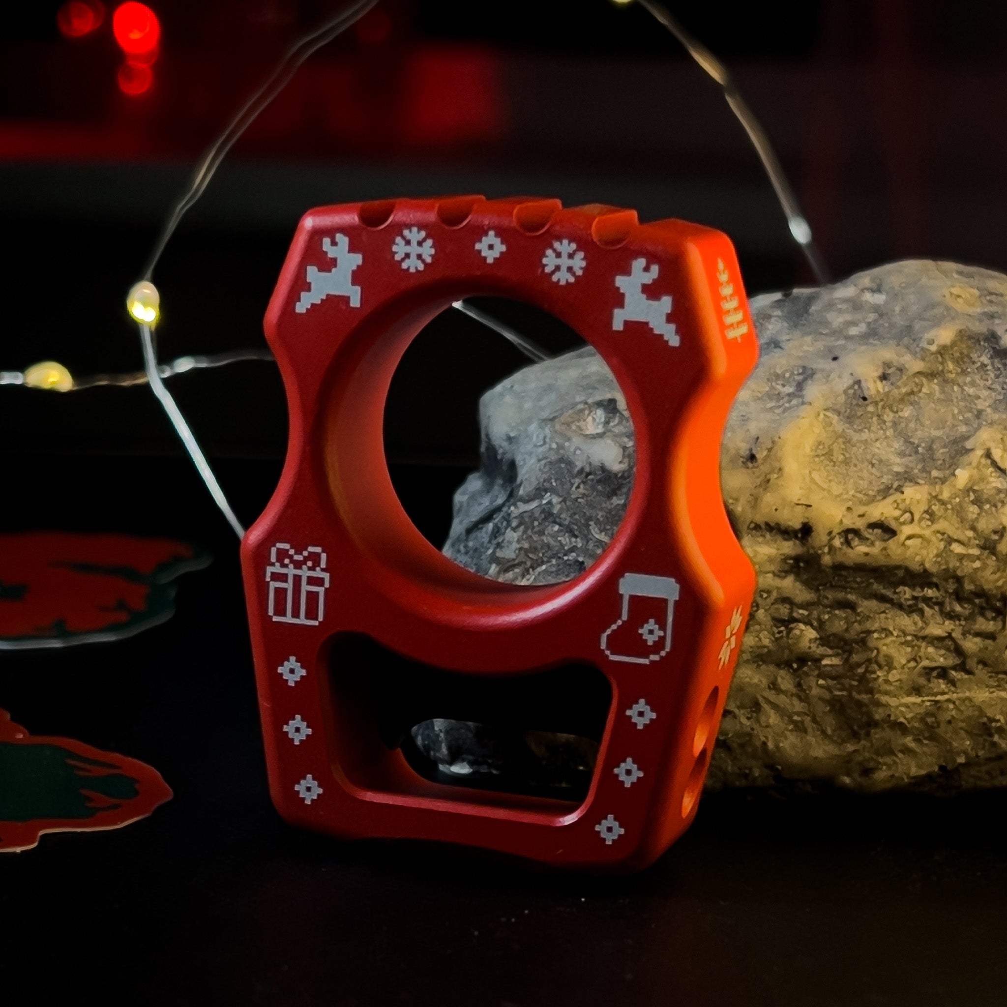 Swampy Whale Home Alone Christmas Bottle Opener Keychain Cerakote