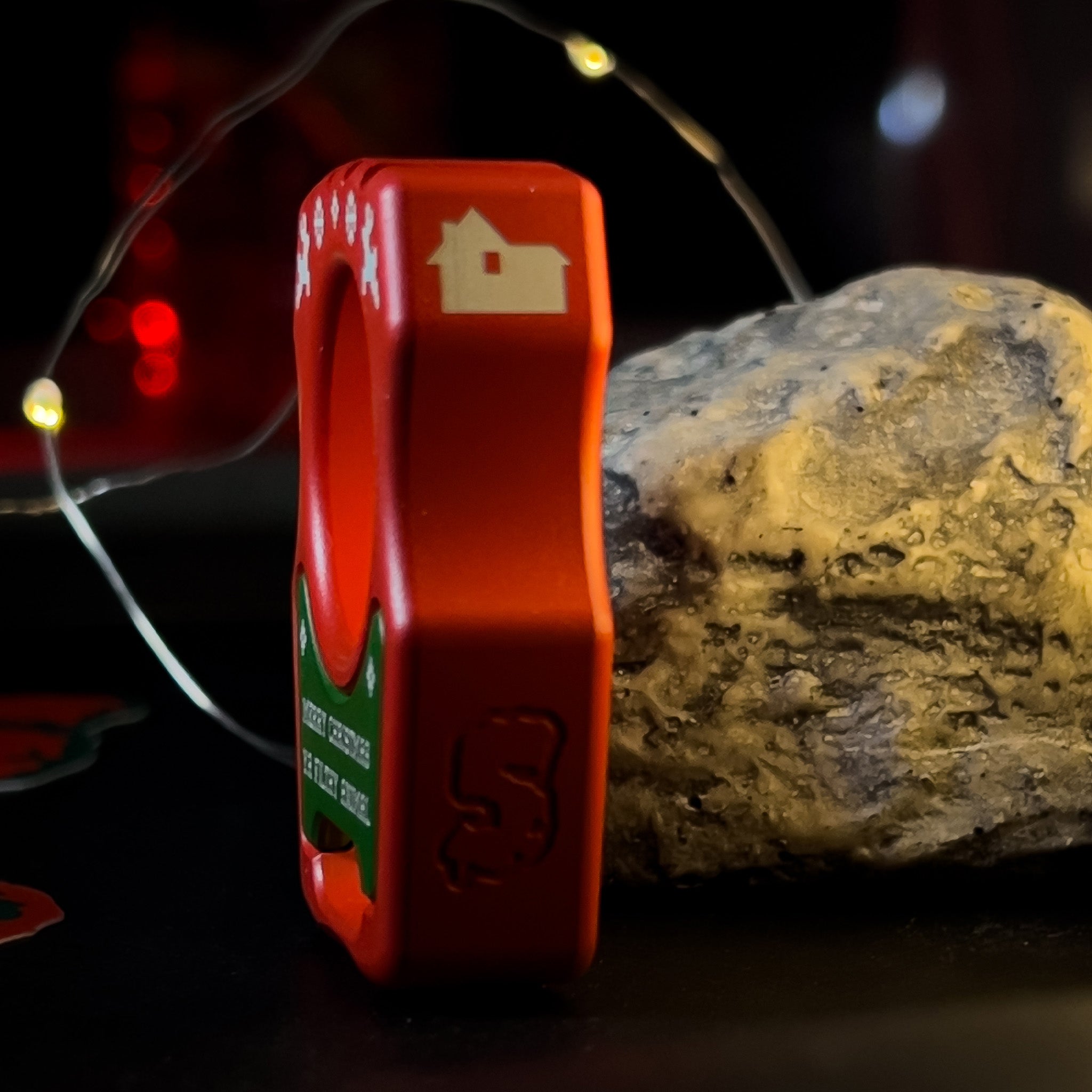 Swampy Whale Home Alone Christmas Bottle Opener Keychain Cerakote