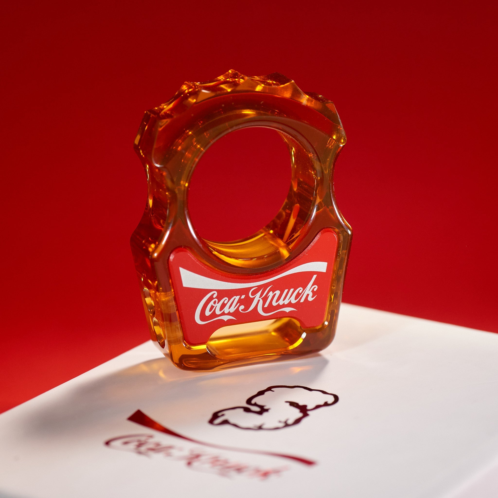 Coca-Knuck EDC Keychain Swampy Alligator Ultem