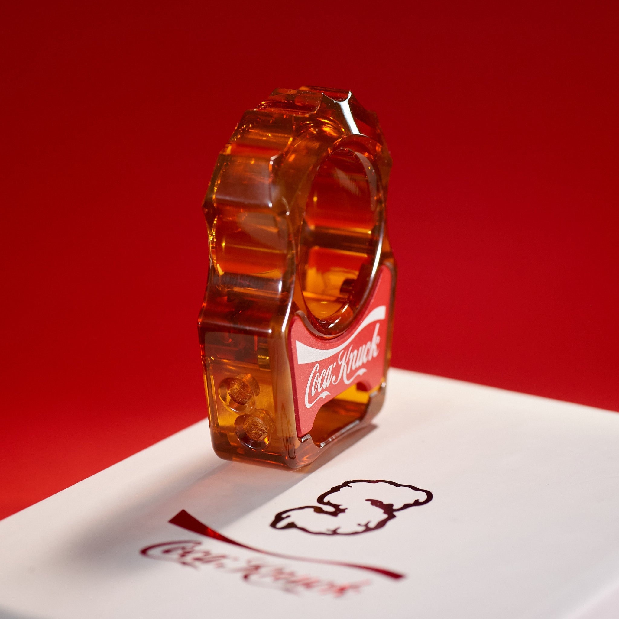 Coca-Knuck EDC Keychain Swampy Alligator Ultem