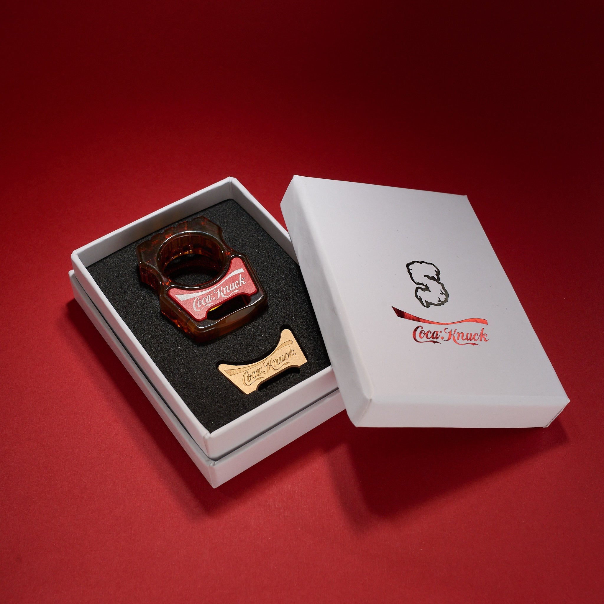 Coca-Knuck EDC Keychain Swampy Whale Ultem