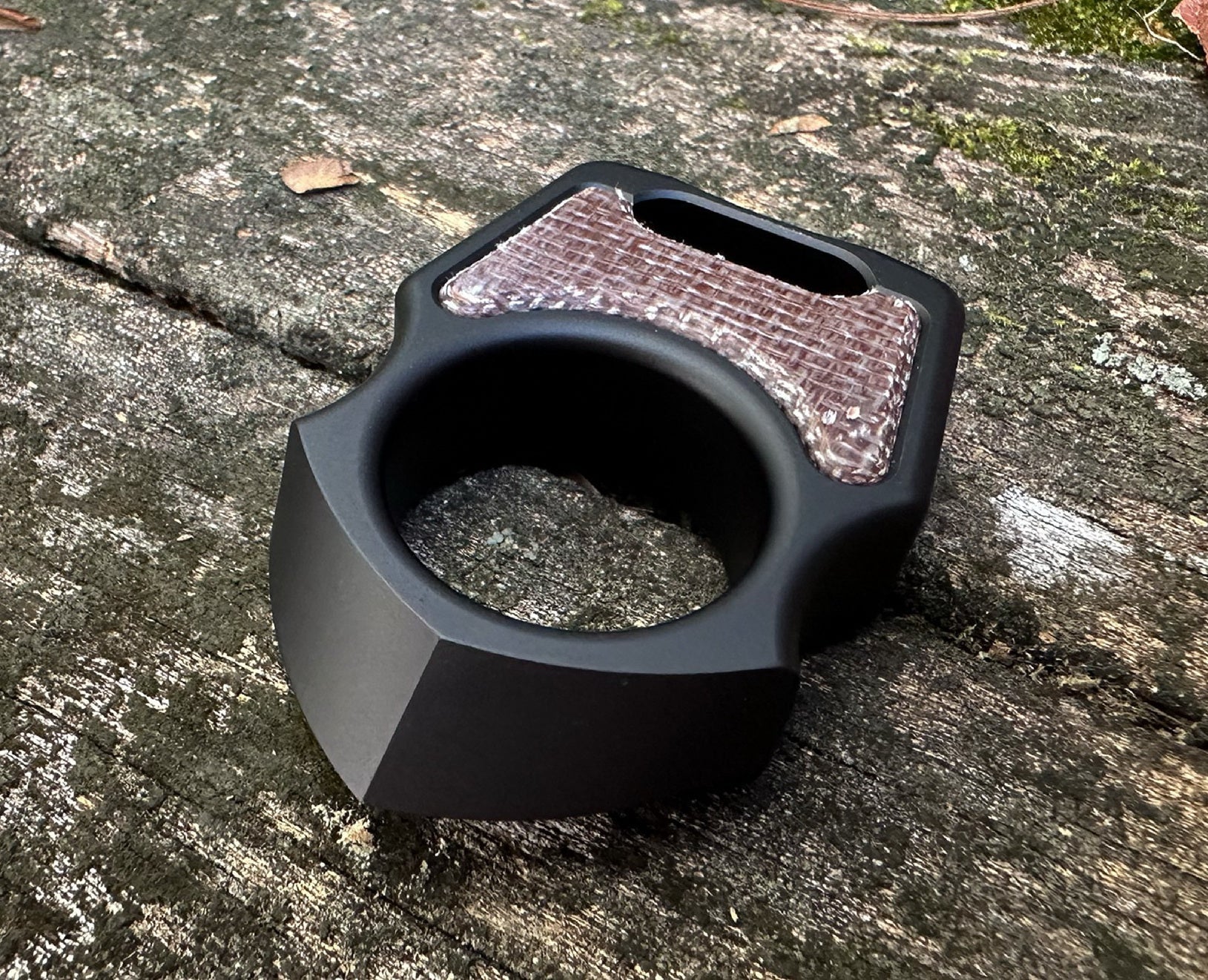 Semi-Custom Aluminum Bottle Opener Keychain Swampy Shark Black