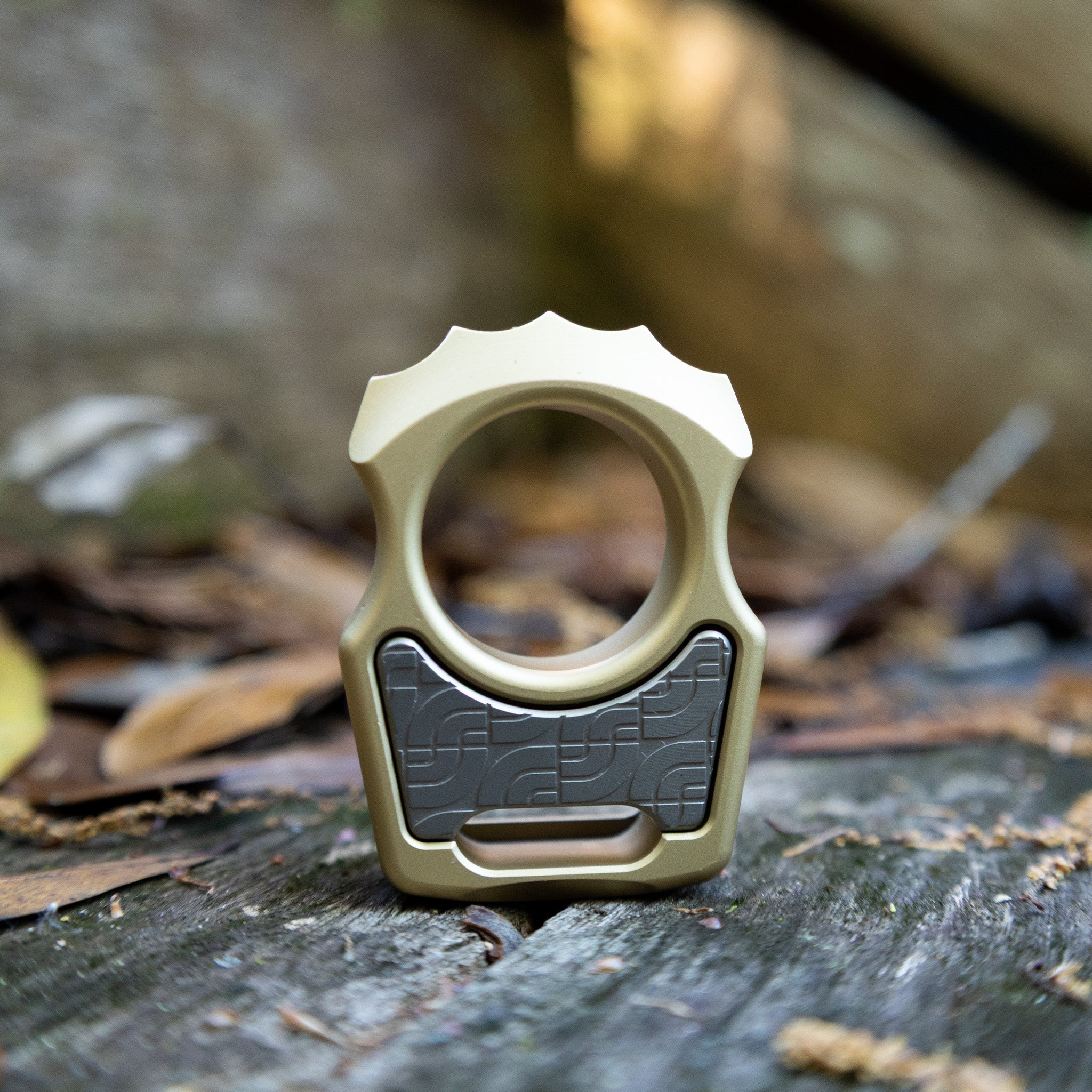 Semi-Custom Brass EDC Bottle Opener Keychain Swampy Alligator