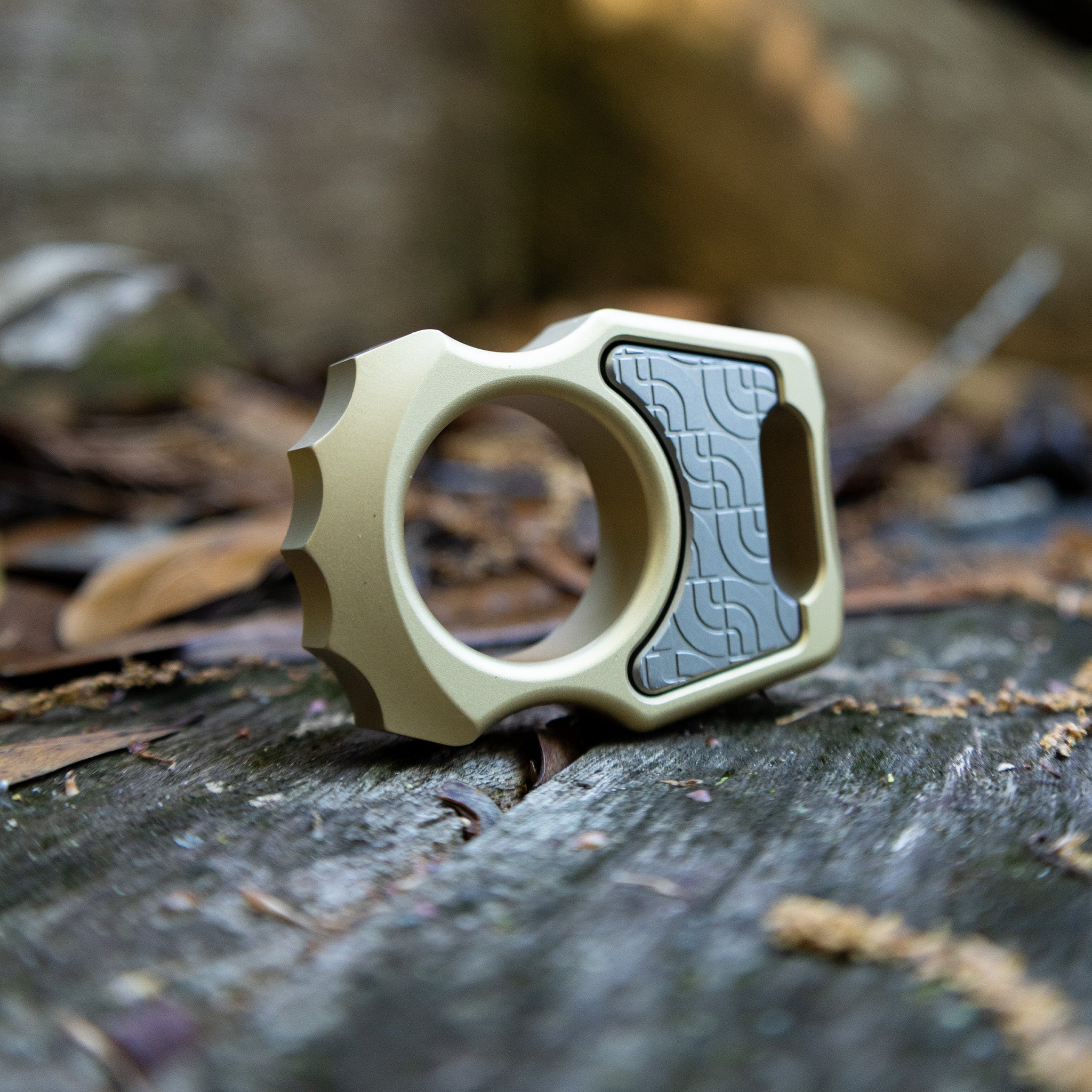 Semi-Custom Brass EDC Bottle Opener Keychain Swampy Alligator