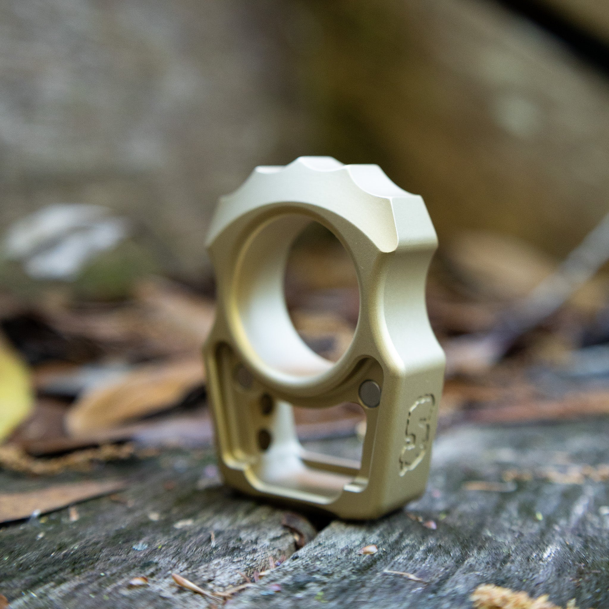 Semi-Custom Brass EDC Bottle Opener Keychain Swampy Alligator