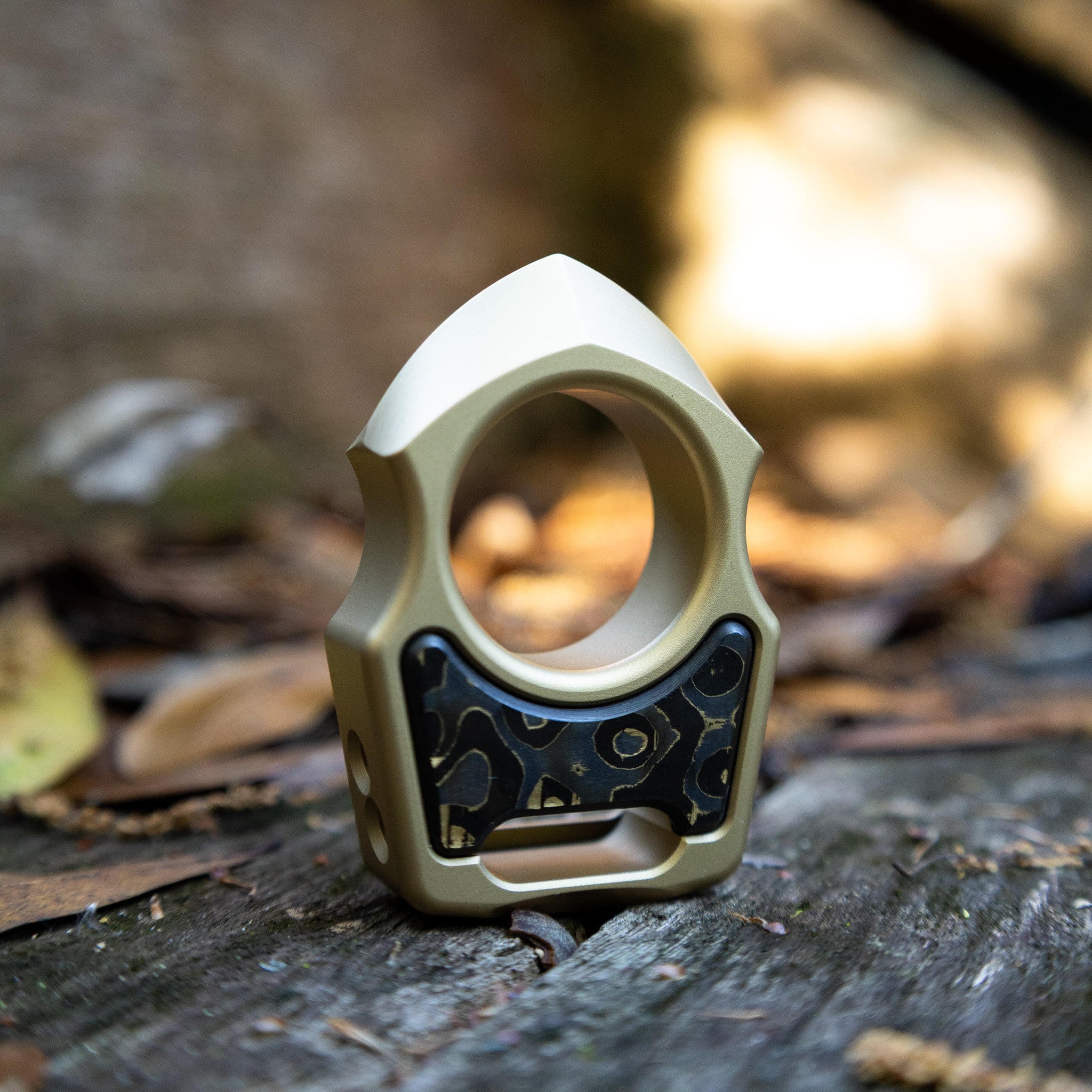 Semi-Custom Brass Bottle Opener Keychain Swampy Shark