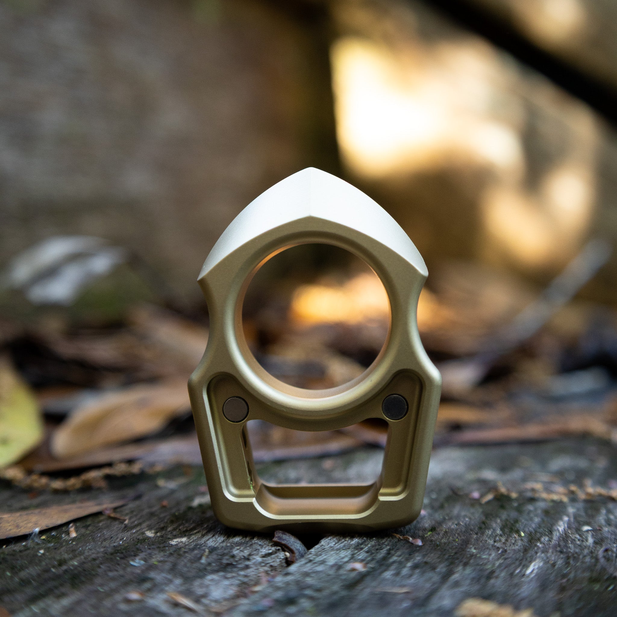 Semi-Custom Brass Bottle Opener Keychain Swampy Shark