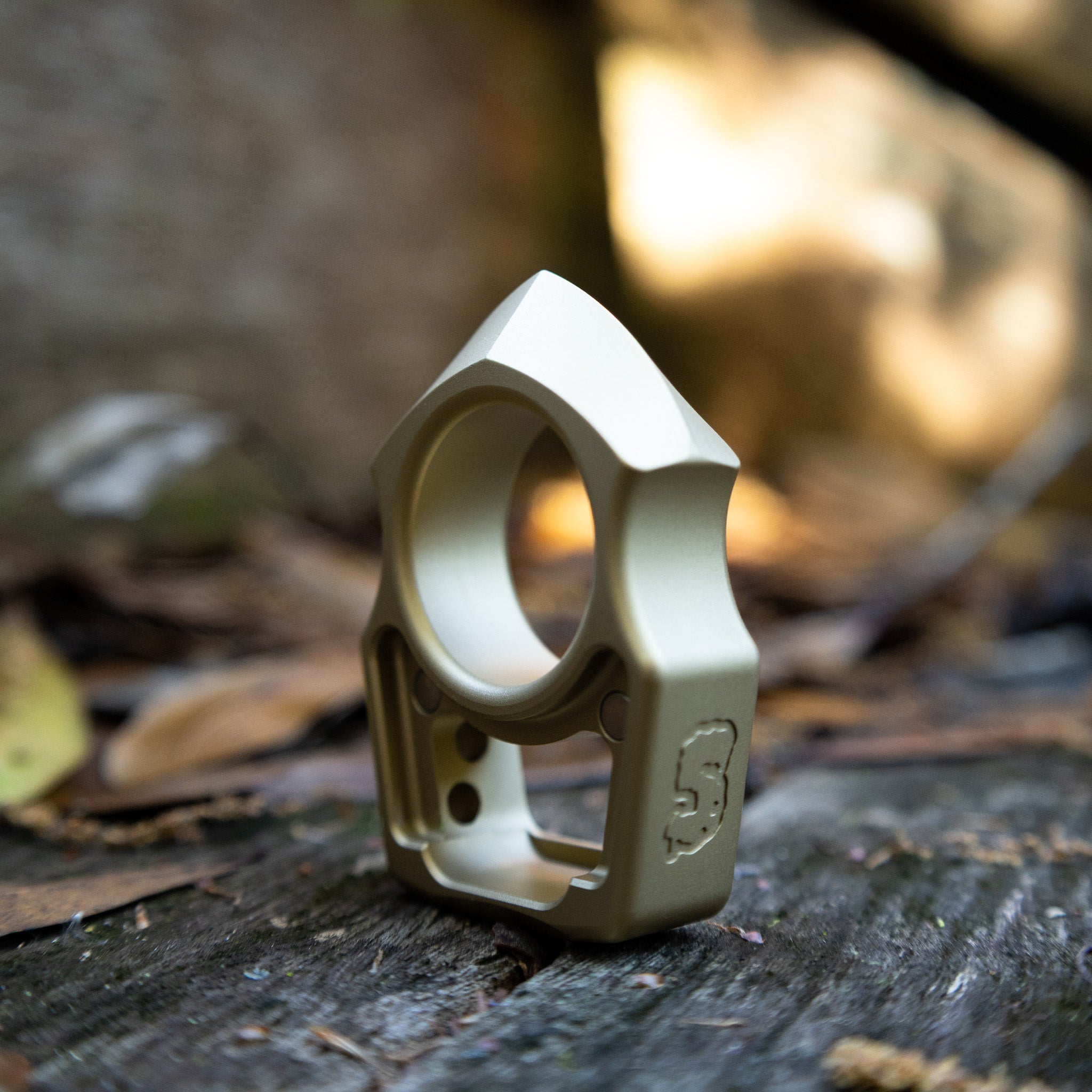 Semi-Custom Brass Bottle Opener Keychain Swampy Shark