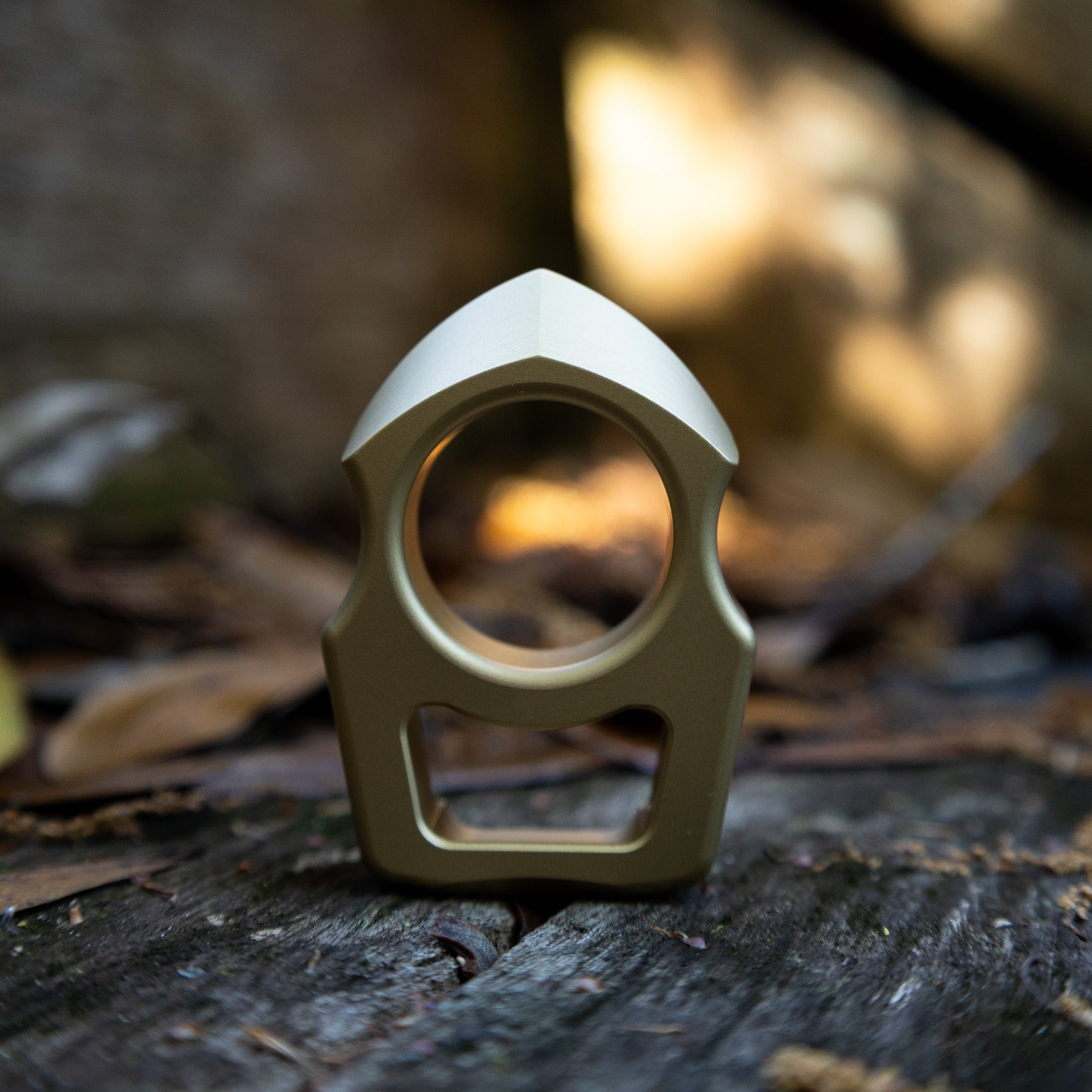Semi-Custom Brass Bottle Opener Keychain Swampy Shark