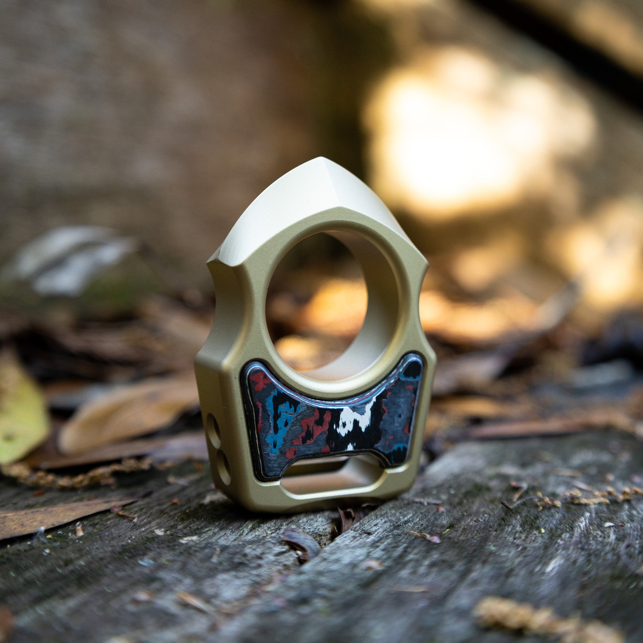 Semi-Custom Brass Bottle Opener Keychain Swampy Shark