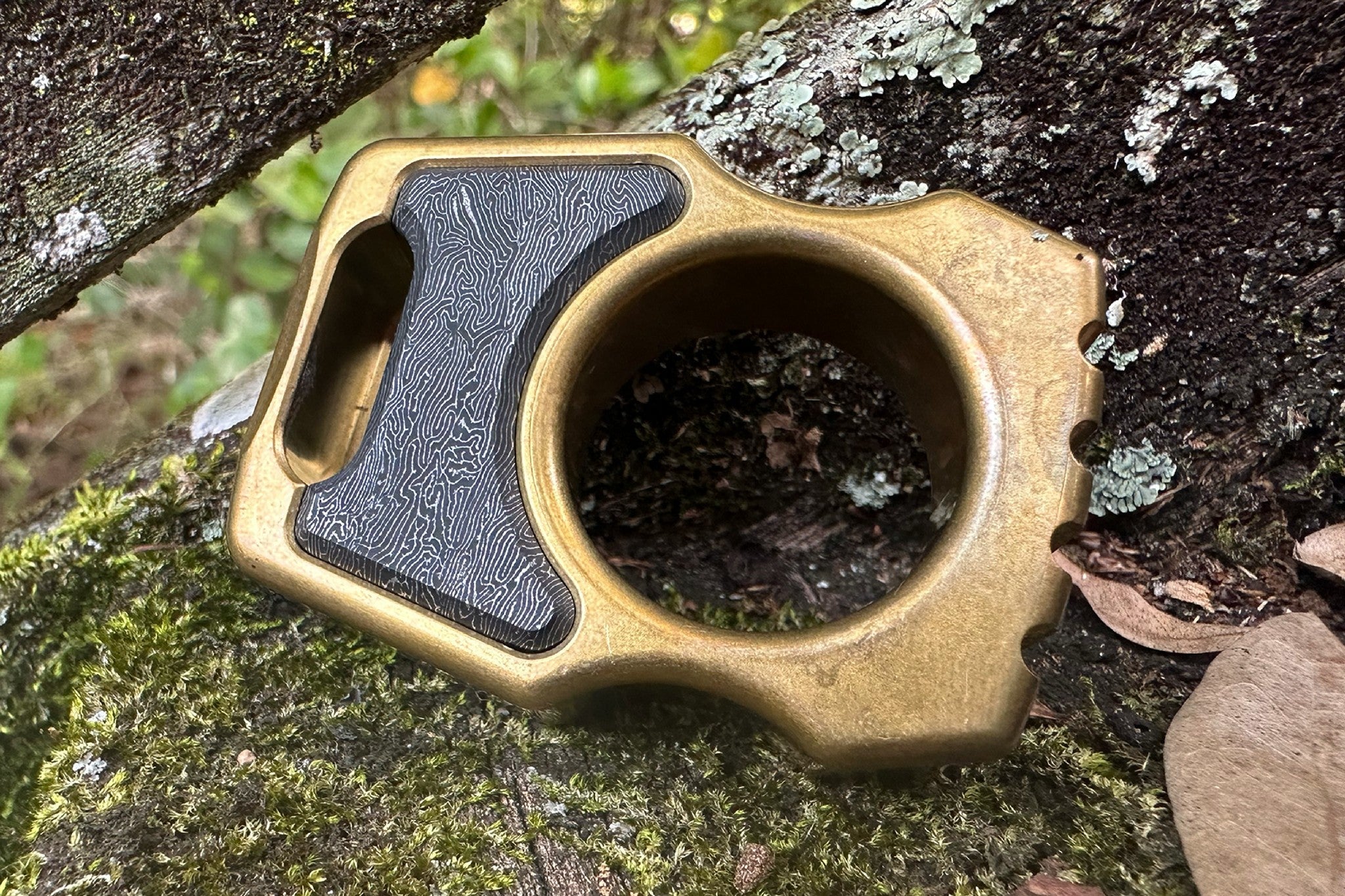 Semi-Custom Brass EDC Bottle Opener Keychain Swampy Whale