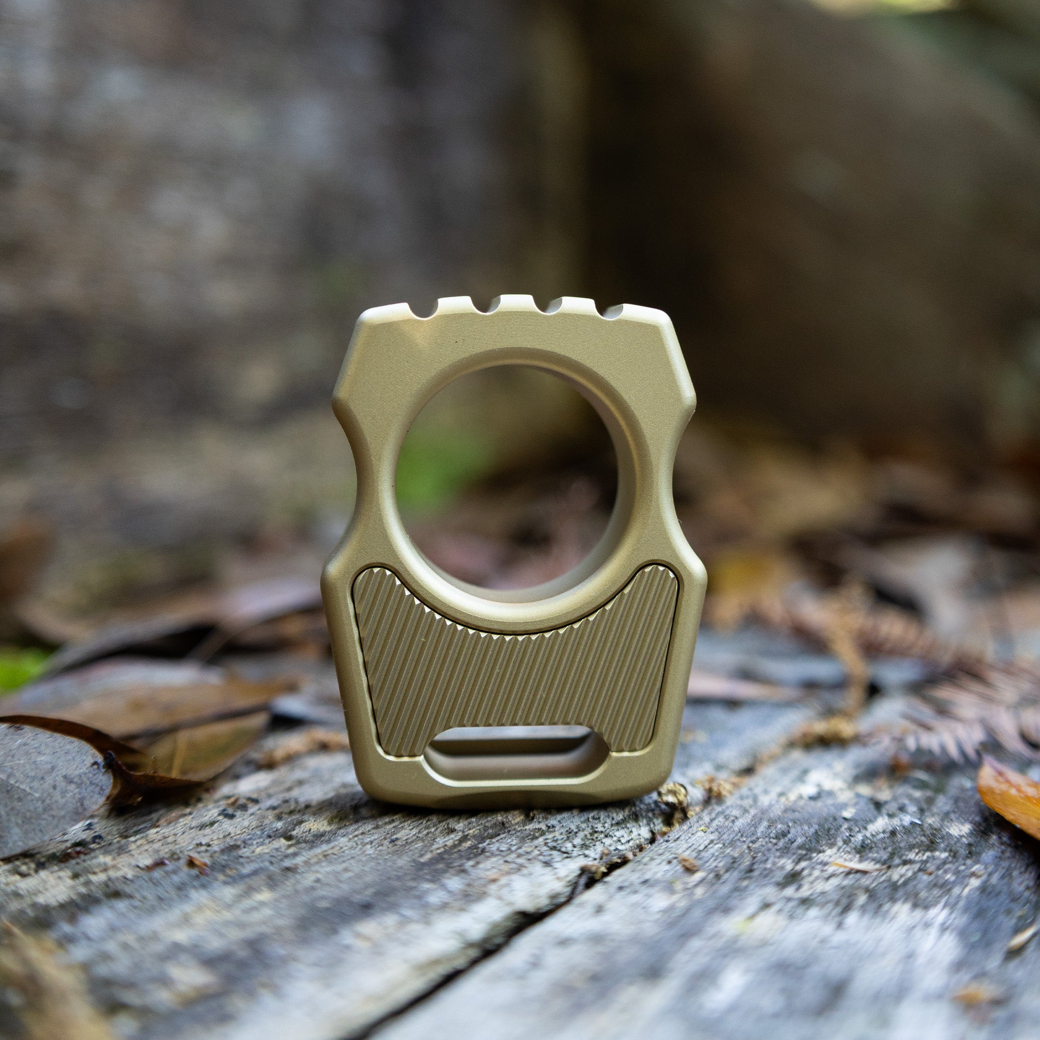 Semi-Custom Brass EDC Bottle Opener Keychain Swampy Whale