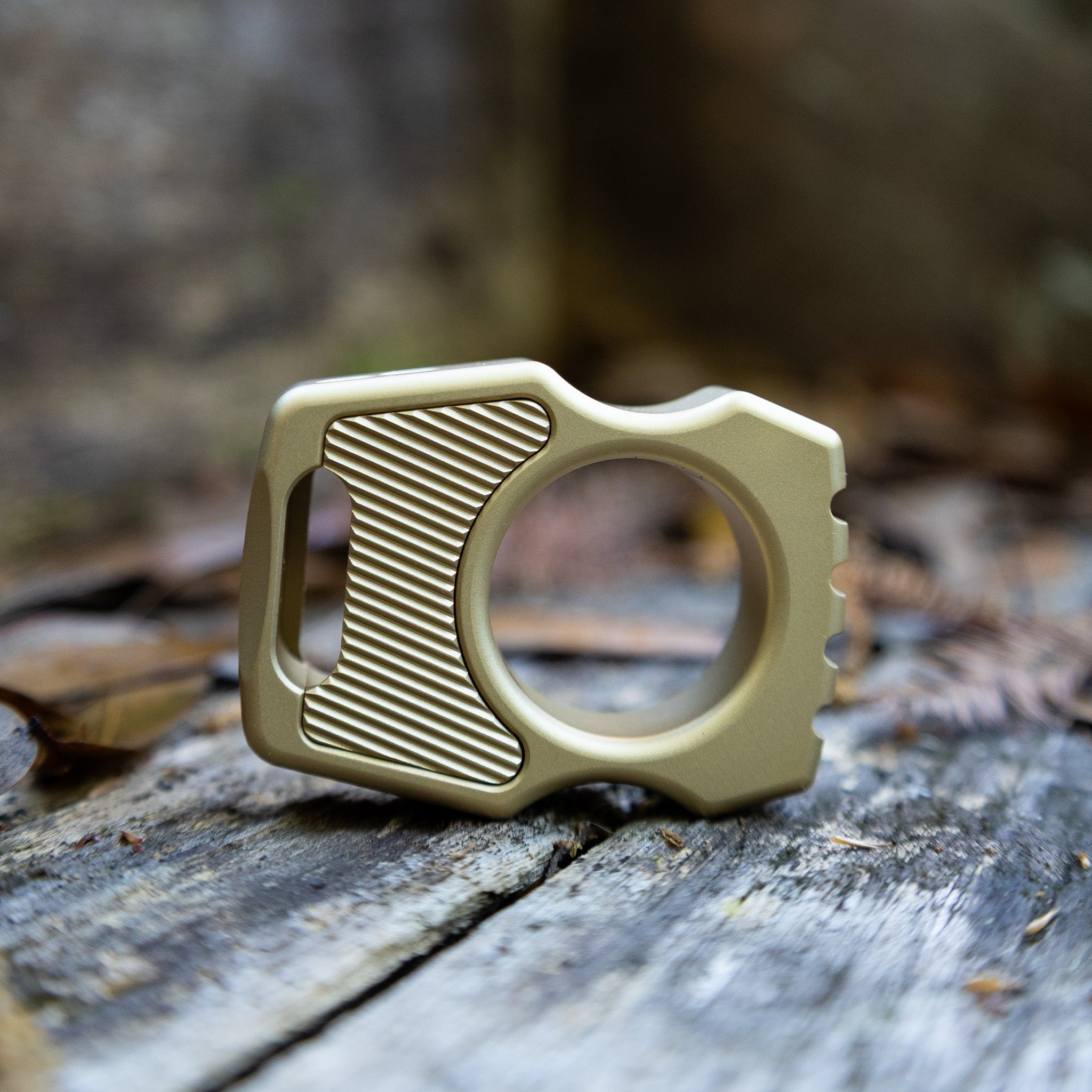 Semi-Custom Brass EDC Bottle Opener Keychain Swampy Whale