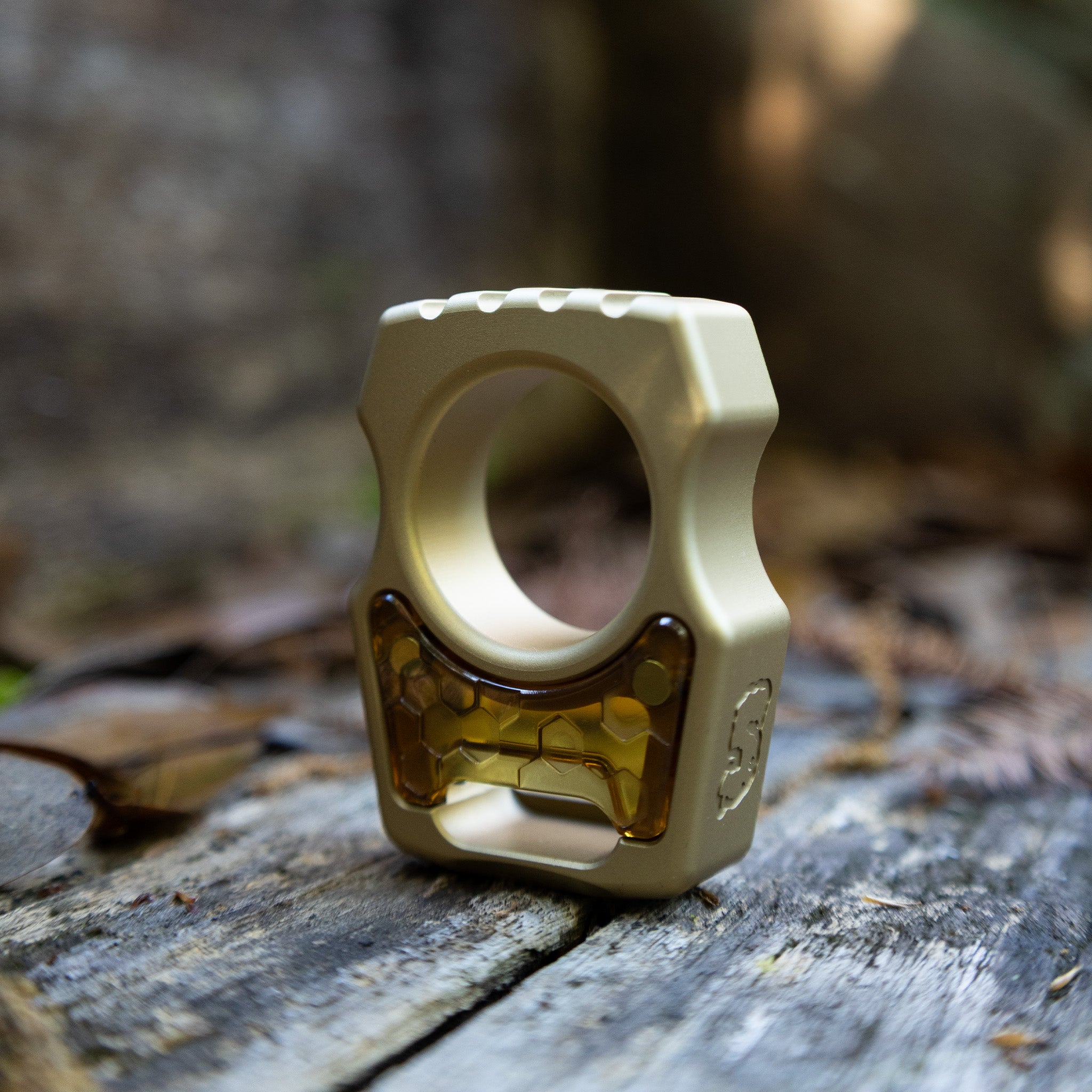 Semi-Custom Brass EDC Bottle Opener Keychain Swampy Whale